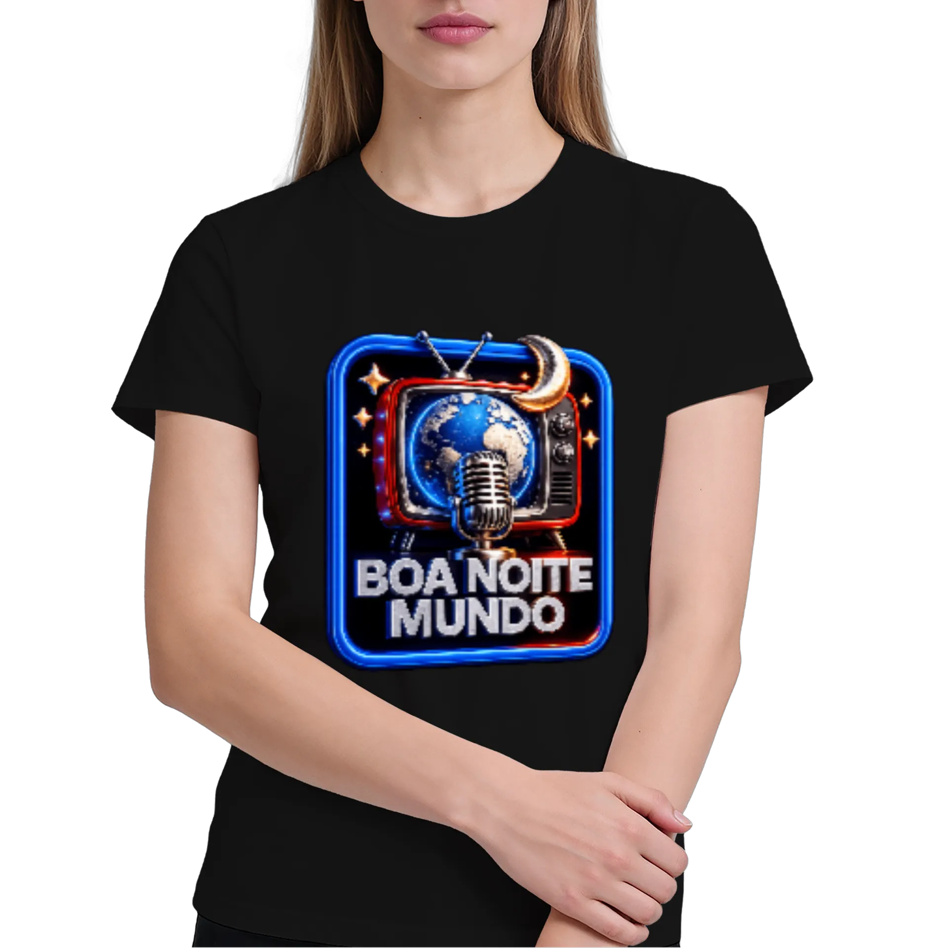 Camiseta Boa Noite Mundo  - Imagem 4
