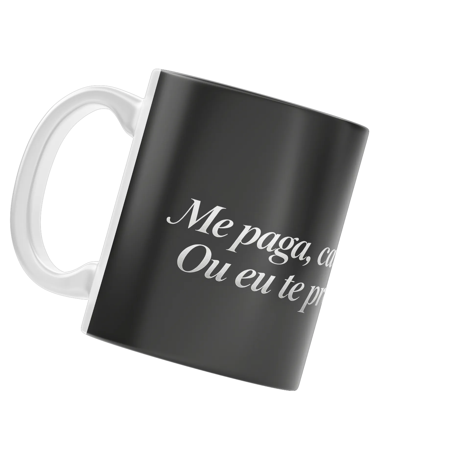 Caneca Personalizada Frase Me paga caloteiro 325ml - Imagem 3