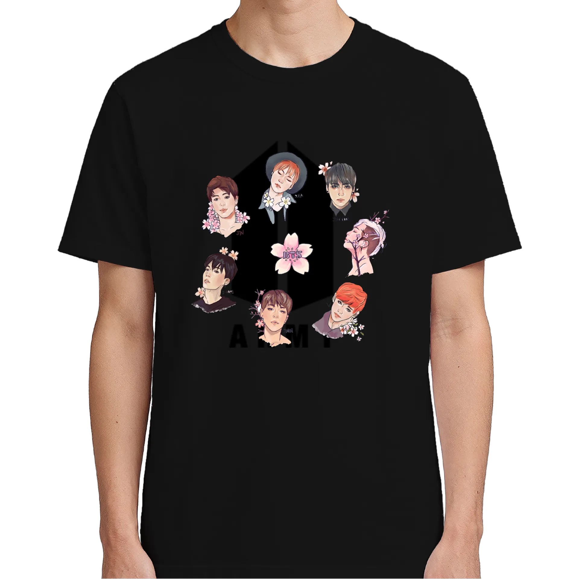 Camiseta Estampa Personagens Anime 100% Algodão - Imagem 5