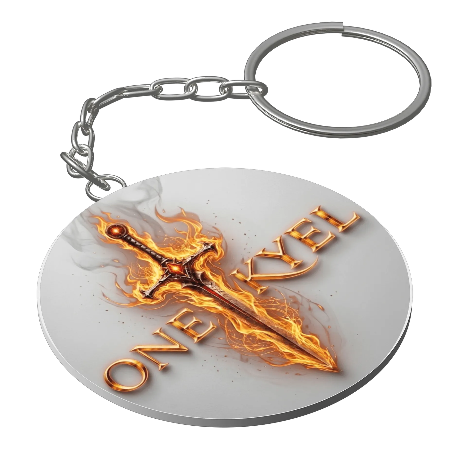 Chaveiro MDF Logotipo One Kyel Personalizado - Imagem 1