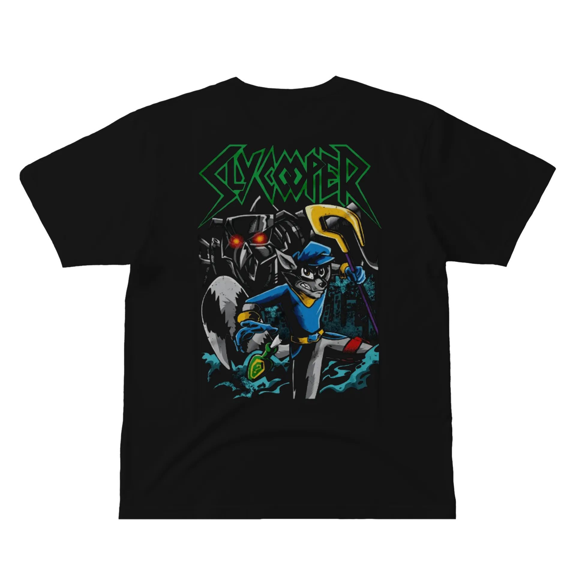 Camiseta Sly Cooper Estampa Cartoon 100% Algodão - Imagem 3