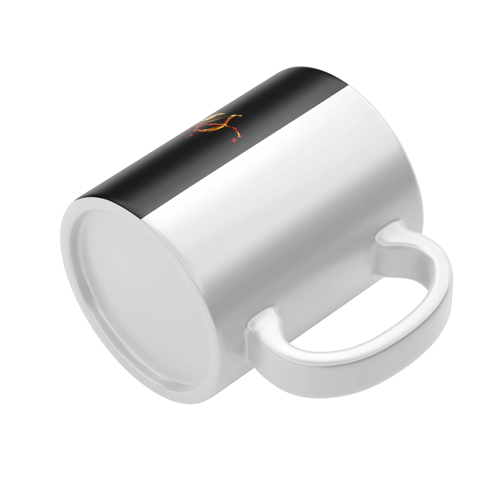 Caneca Porcelana Dreams Tipográfico Dourado 325ml - Imagem 4