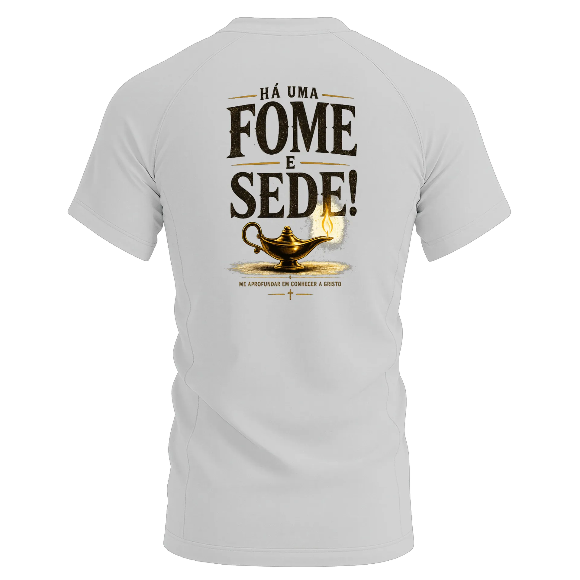 Camiseta Dry Fit Lâmpada Mágica Estampa Tipográfica 100% de TIAGO SANTOS