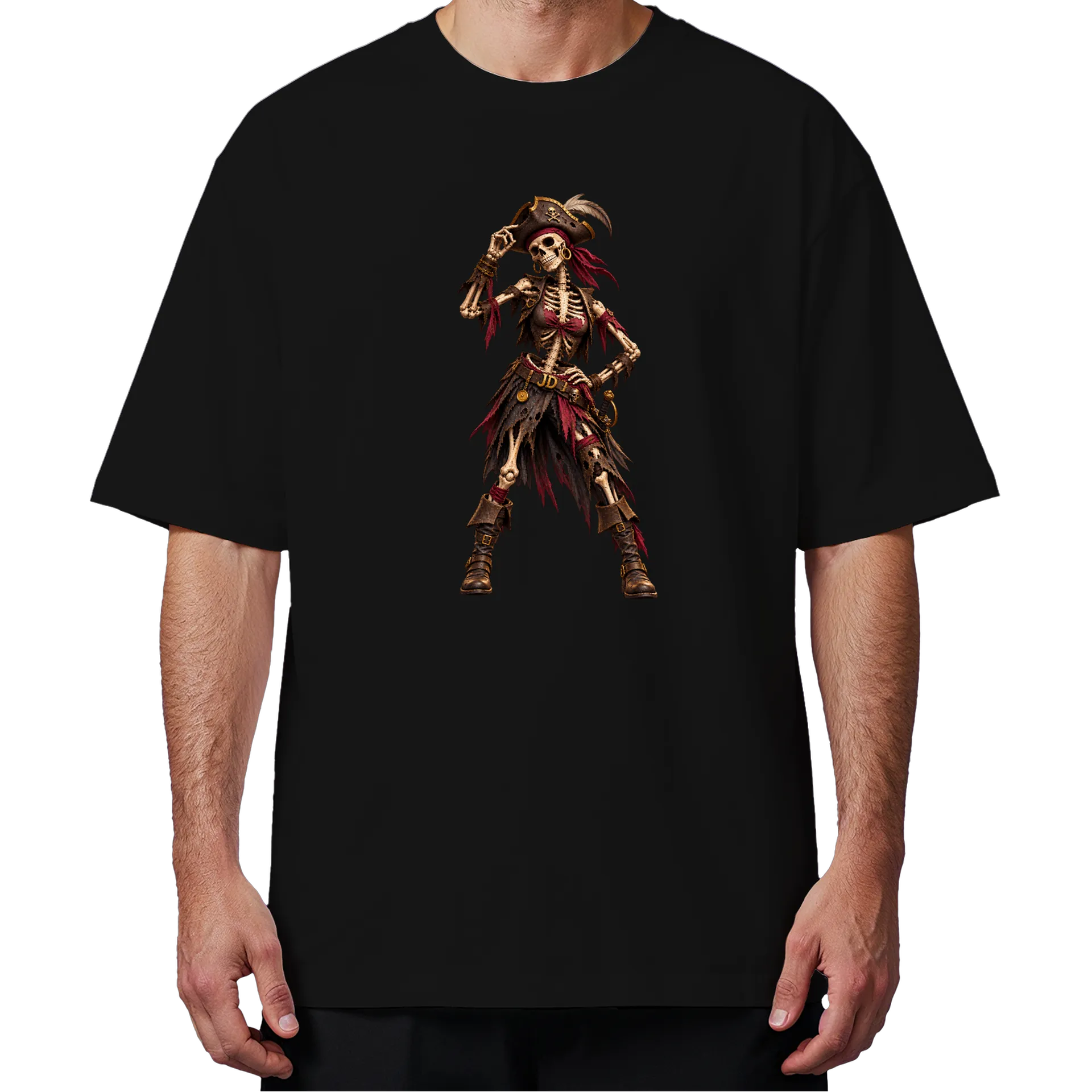 Camiseta Oversized Esqueleta - Imagem 4