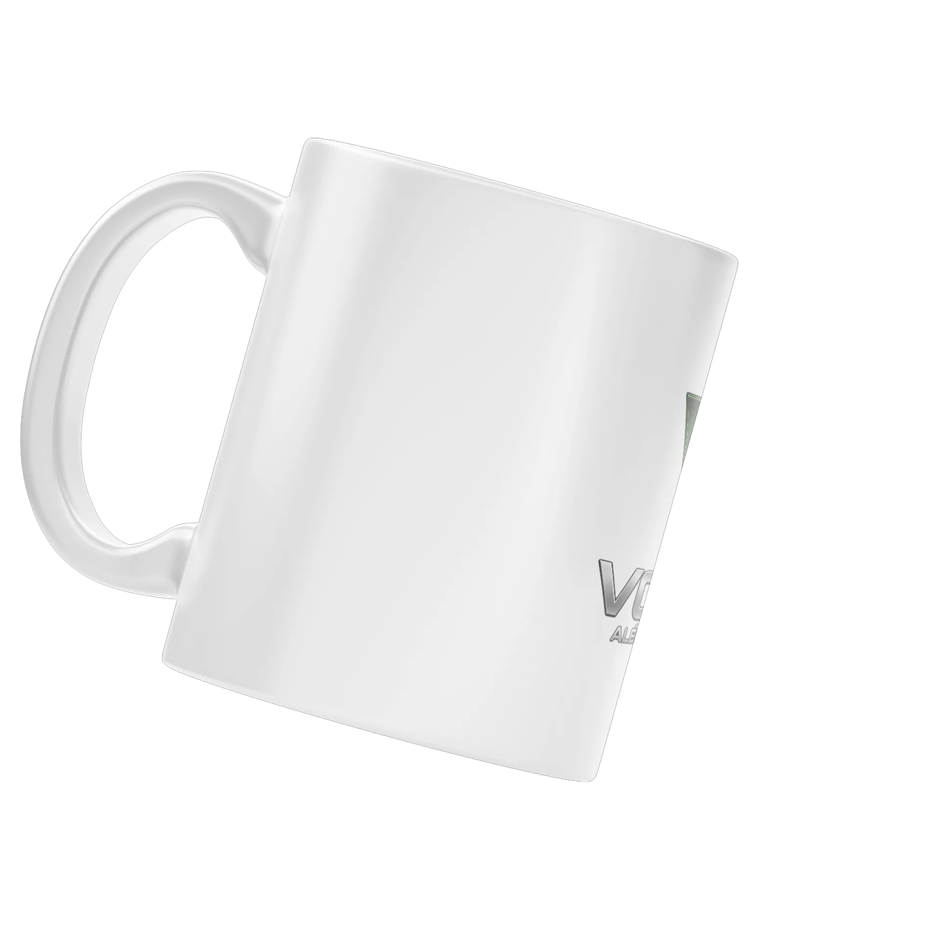 Caneca Porcelana Logotipo Voruq Além dos Limites 325ml de VORUQ — imagem 3 de 4