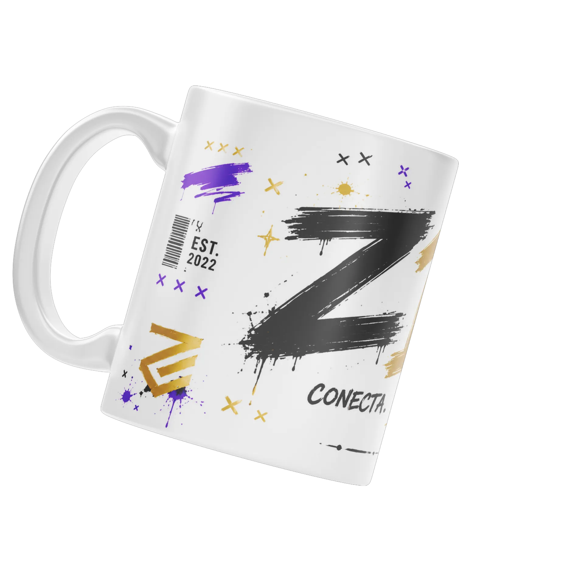 Caneca Porcelana Estampa Z1ON 325ml de Z1ON
