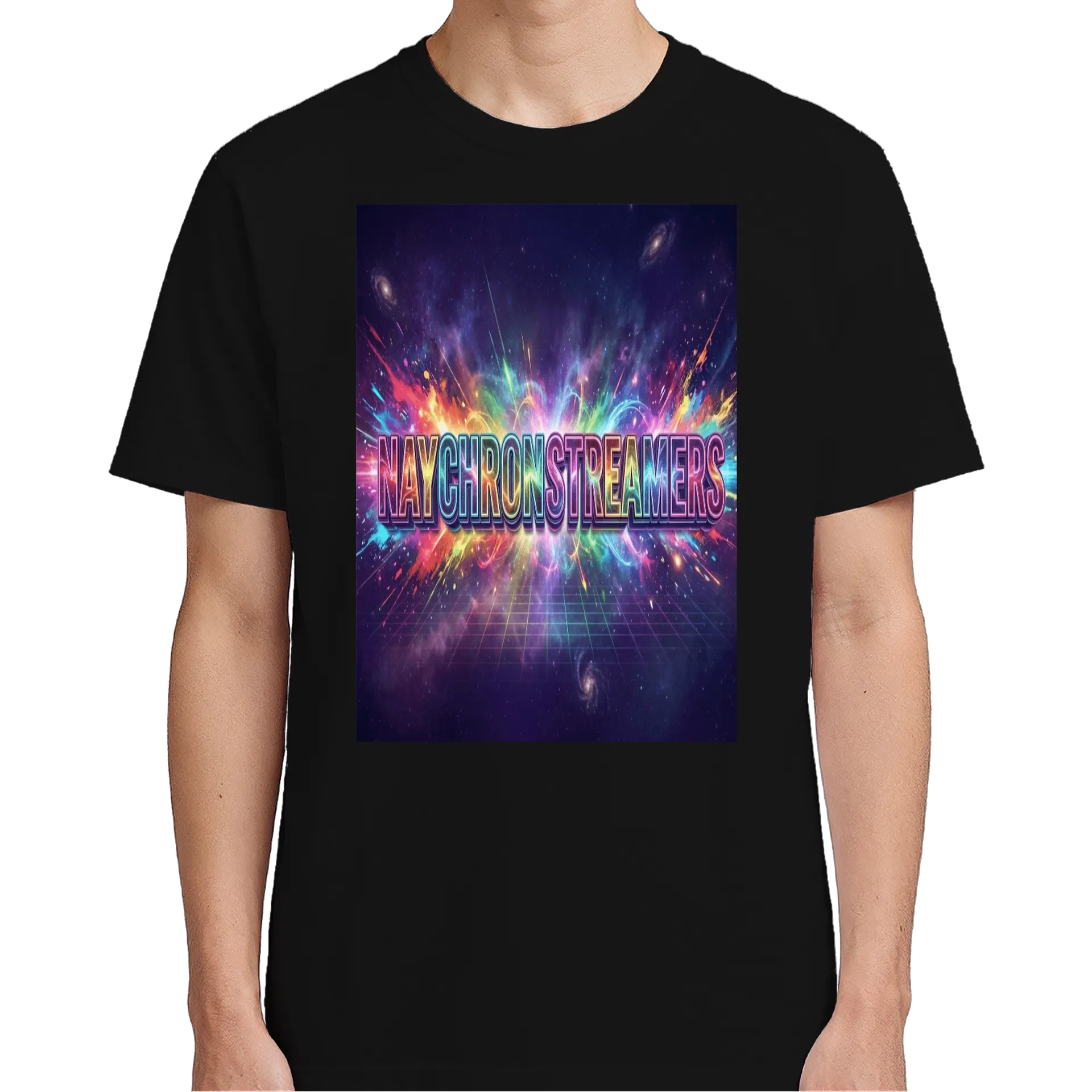 Camiseta Estampa Tipográfica Naychron Streamers Galáxia - Imagem 4