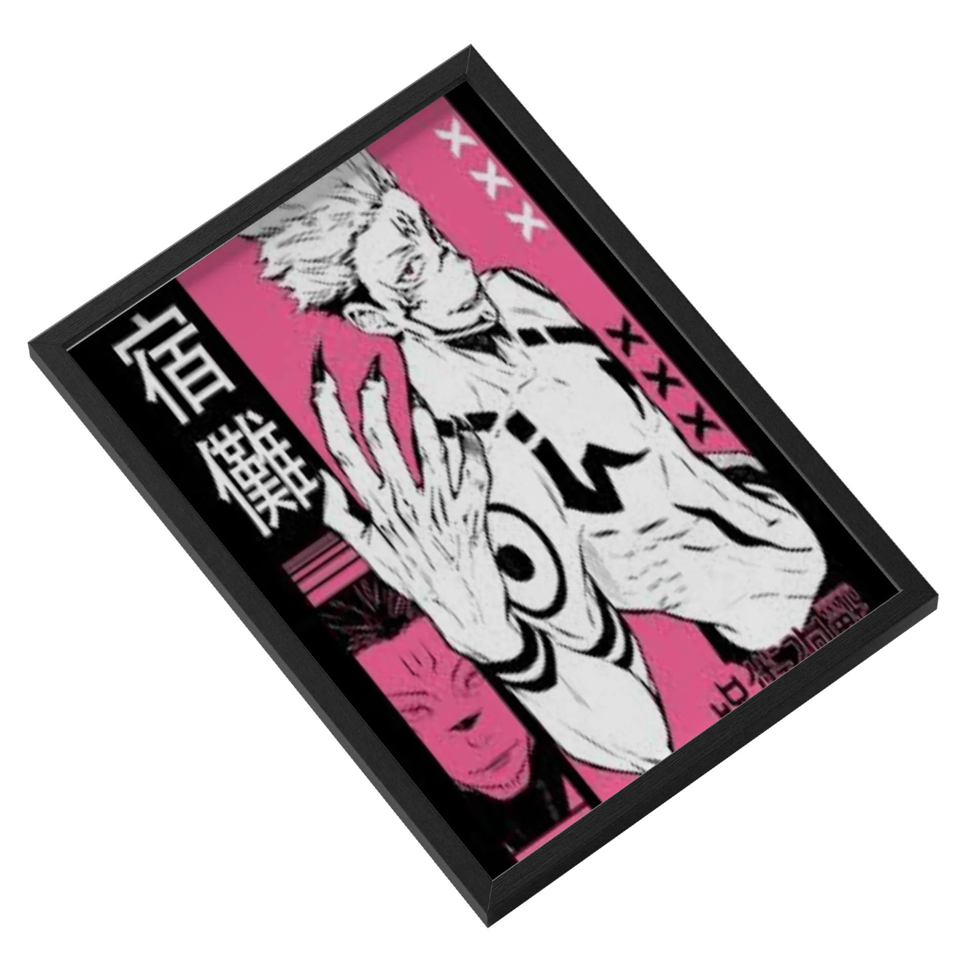 Quadro Estampa Personagem Estilo Manga A3 - Imagem 2