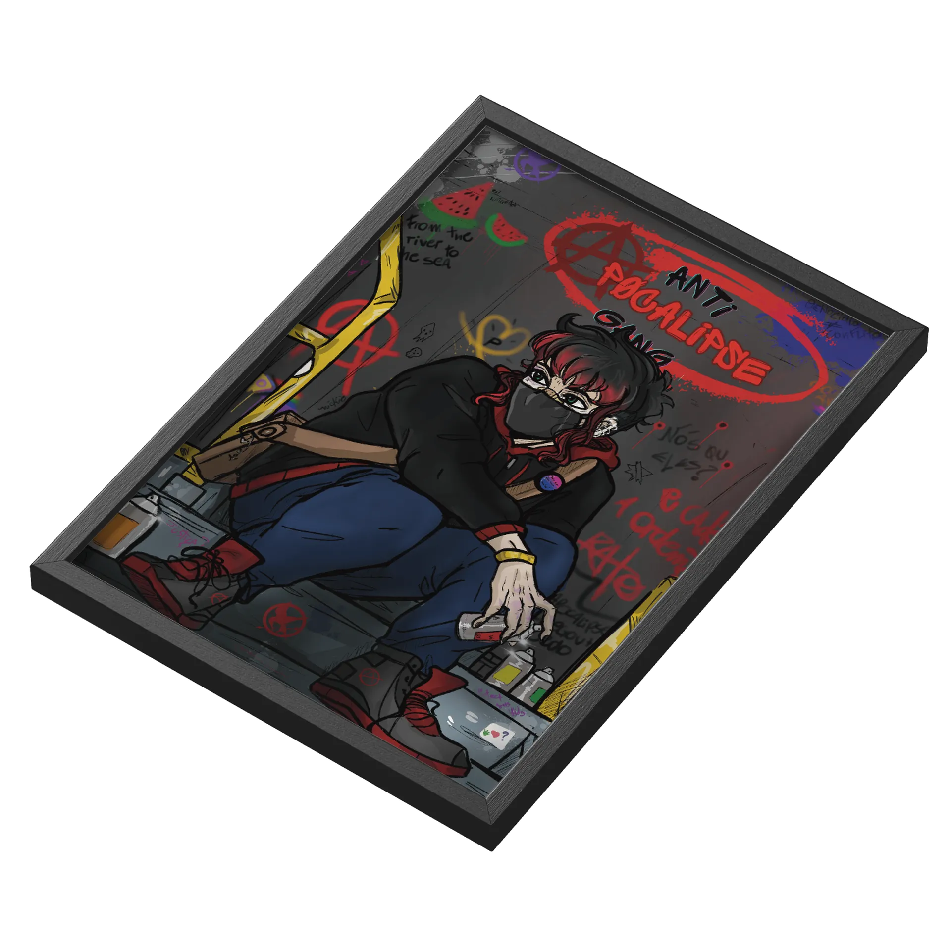 Quadro A3 ANTI APOCALIPSE GANG - Imagem 3