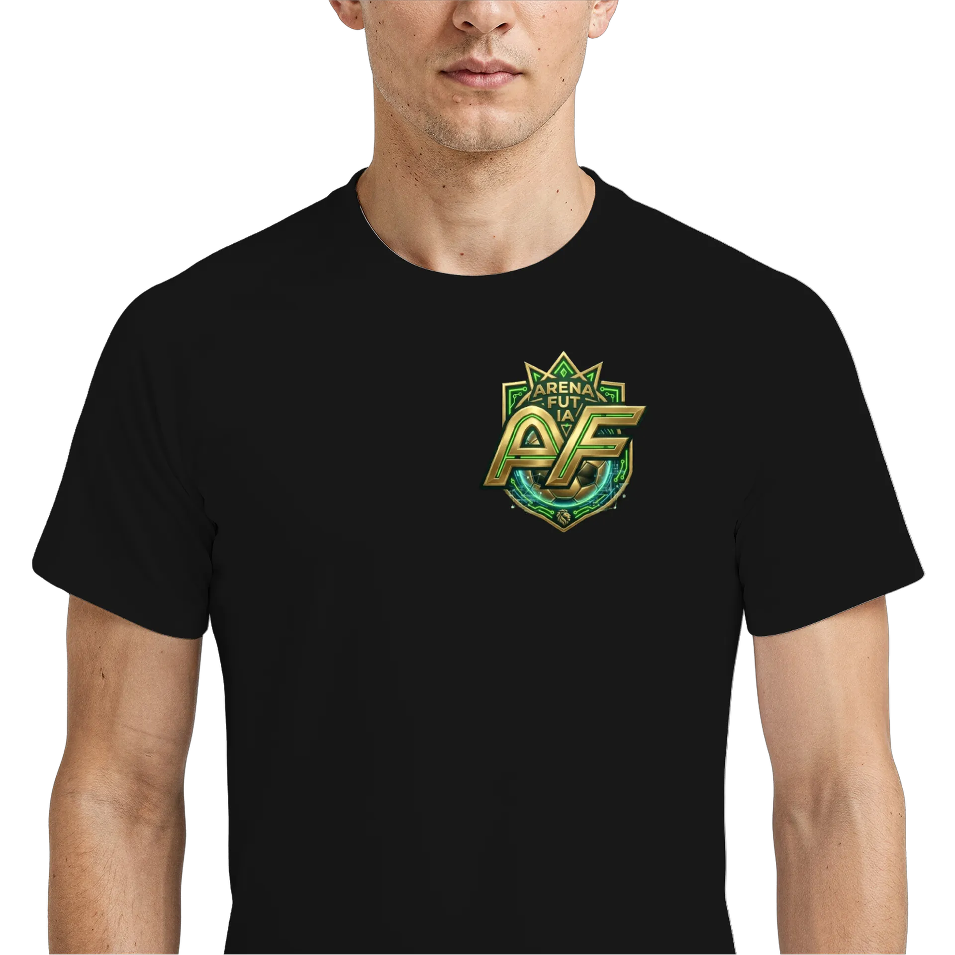 Camiseta Dry Fit Logotipo Arena Fut IA 100% Polyester - Imagem 4