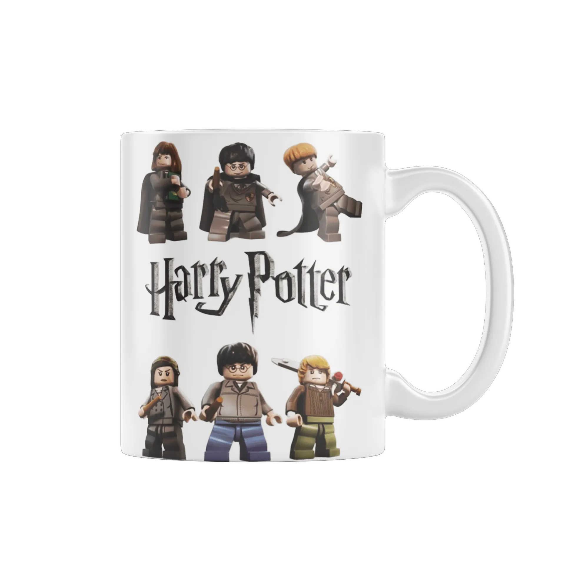 Caneca Porcelana Harry Potter Personagens 325ml - Imagem 1
