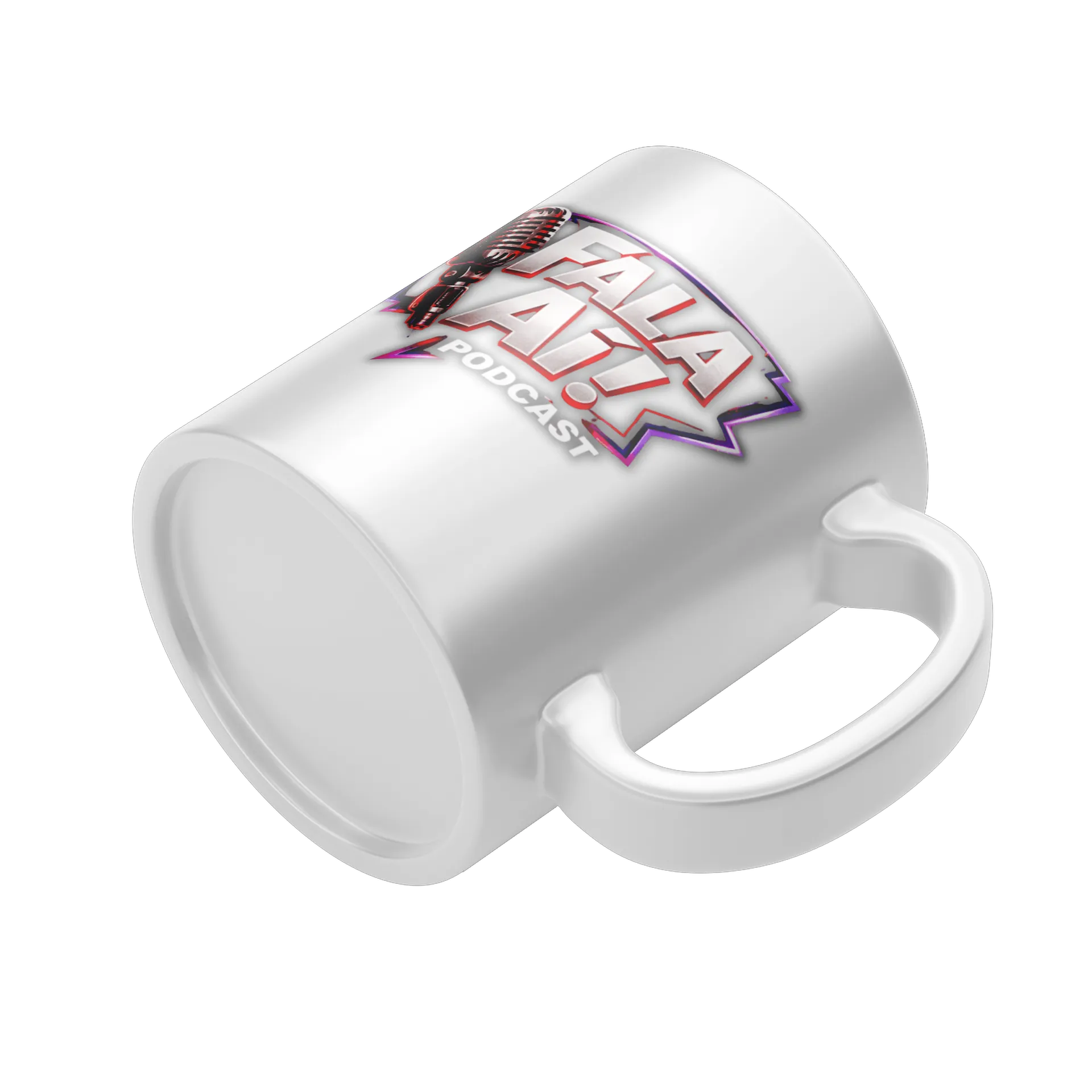 Caneca Personalizada: Goku Black e emblema Podcast. - Imagem 4