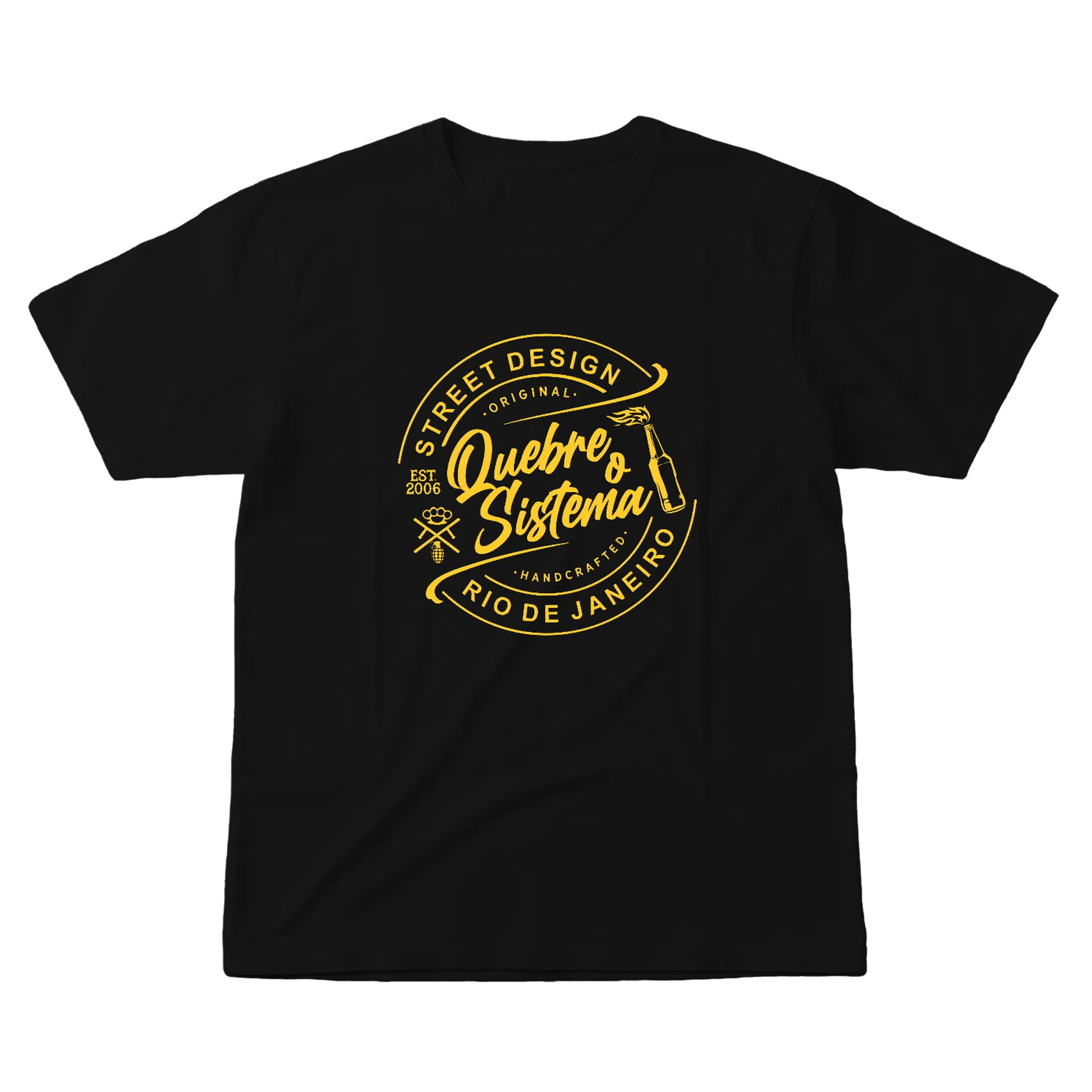 Camiseta Quebre o Sistema 100% Algodão - Imagem 1