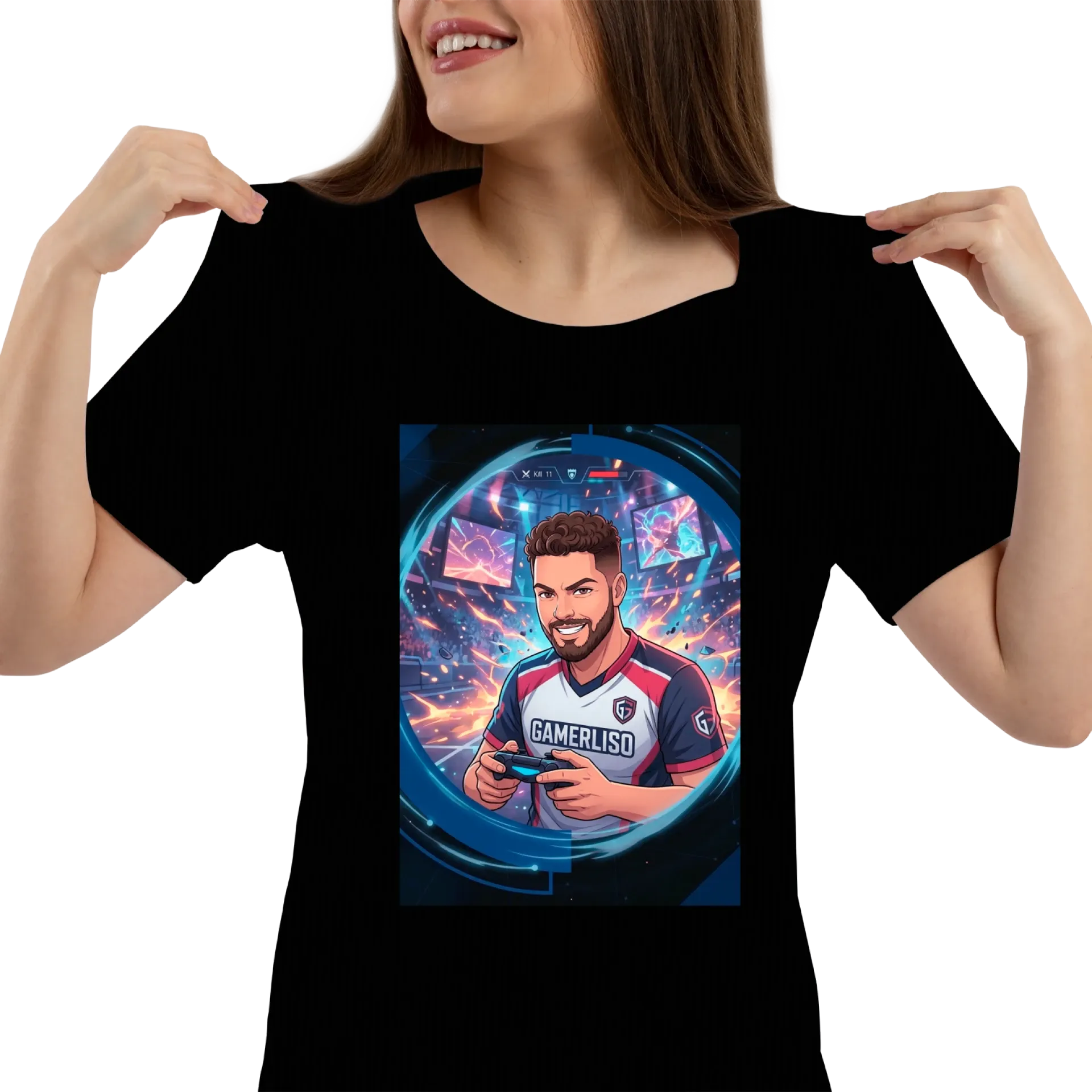 Camiseta personalizada de Gamerliso