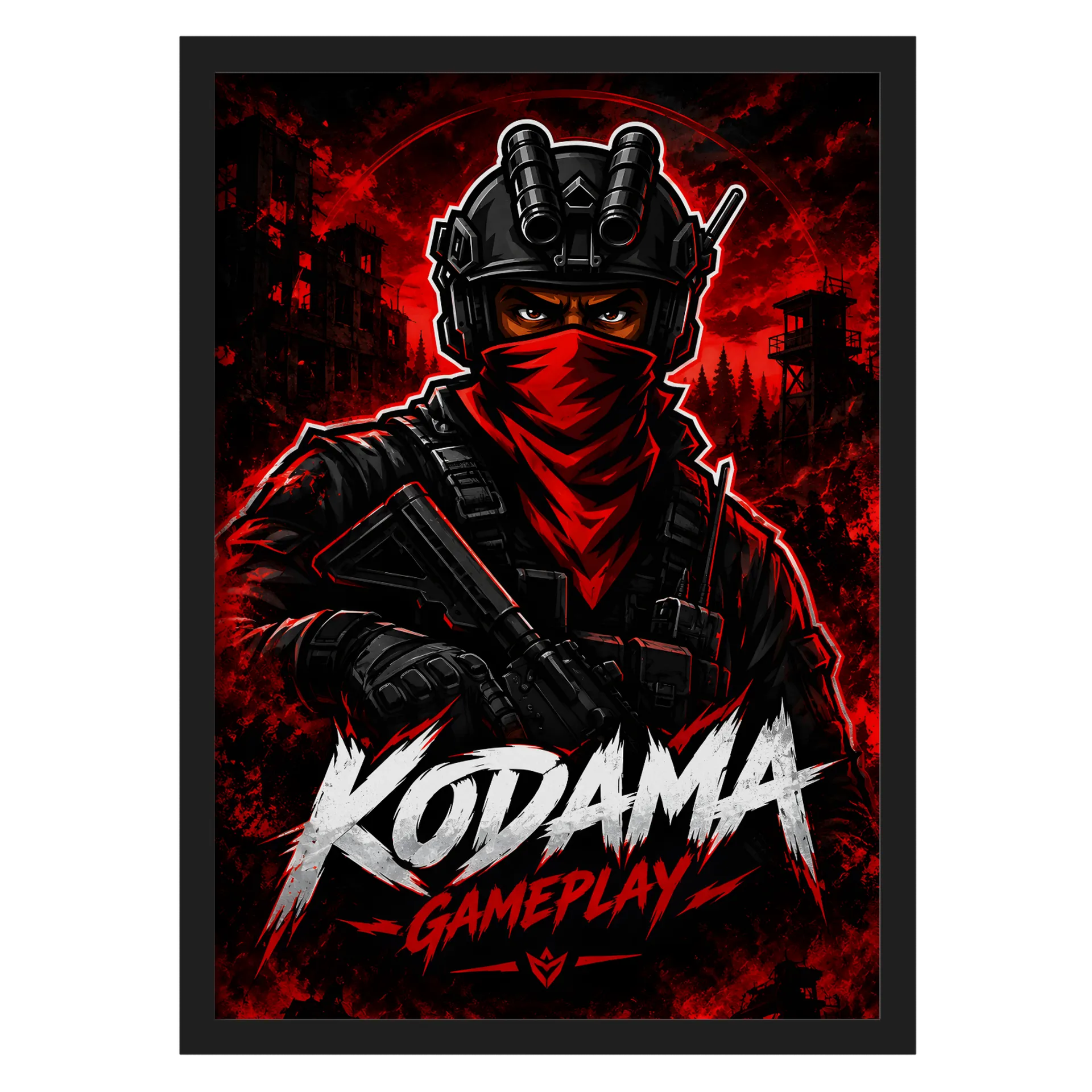 Poster A3 com Vidro Kodama de Kodama Gameplay — imagem 1 de 3