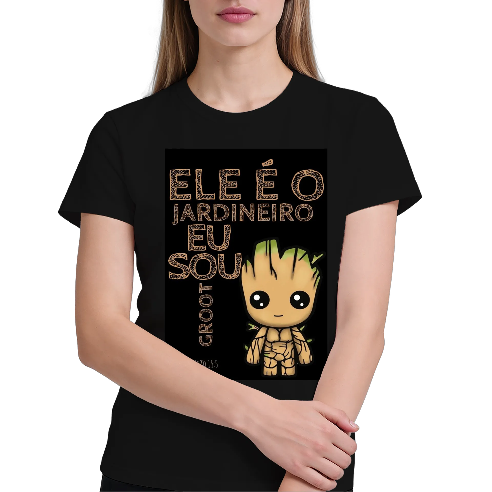 Camiseta Groot Jardineiro 100% Algodão - Imagem 4