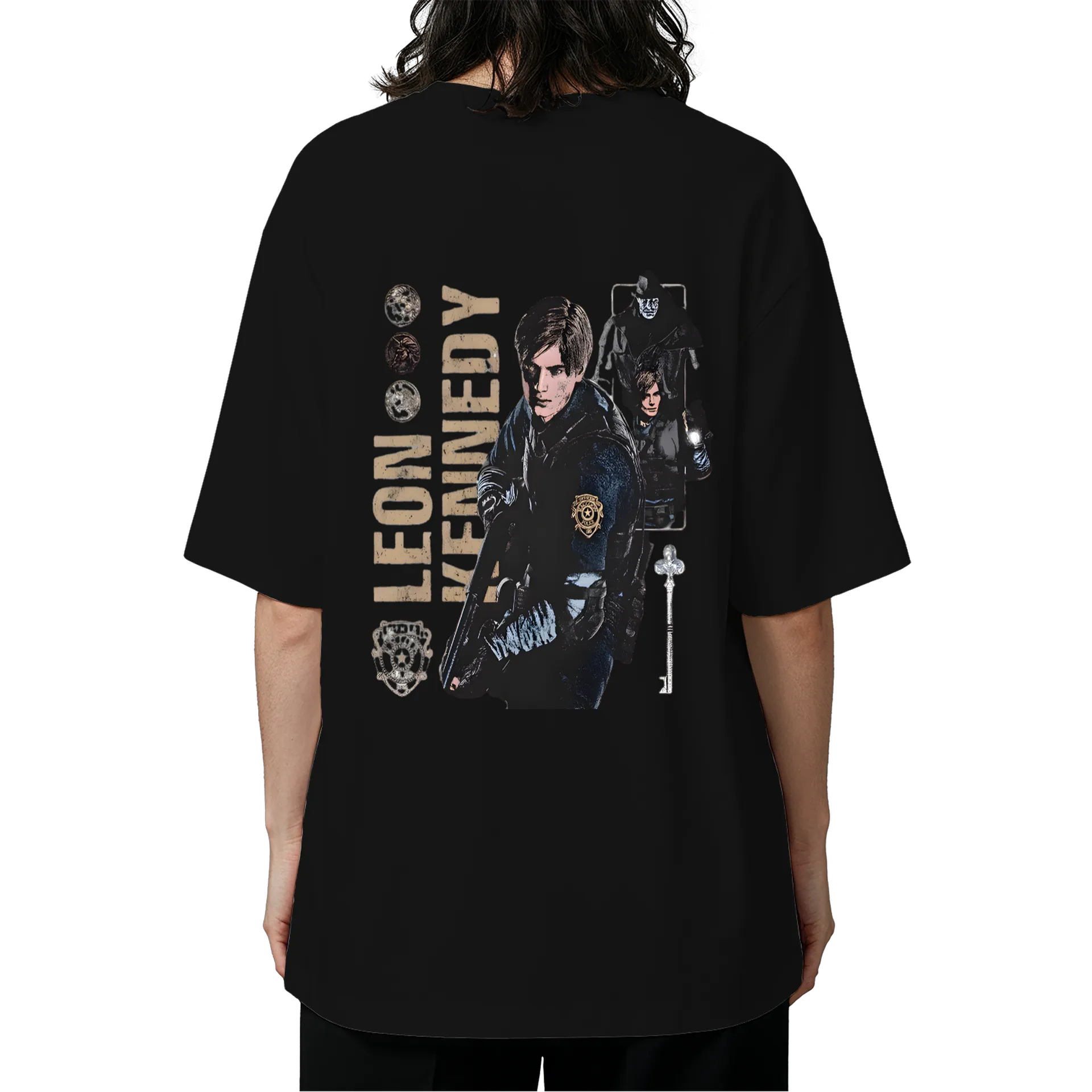 Camiseta Oversized LEON KENNEDY - Imagem 6
