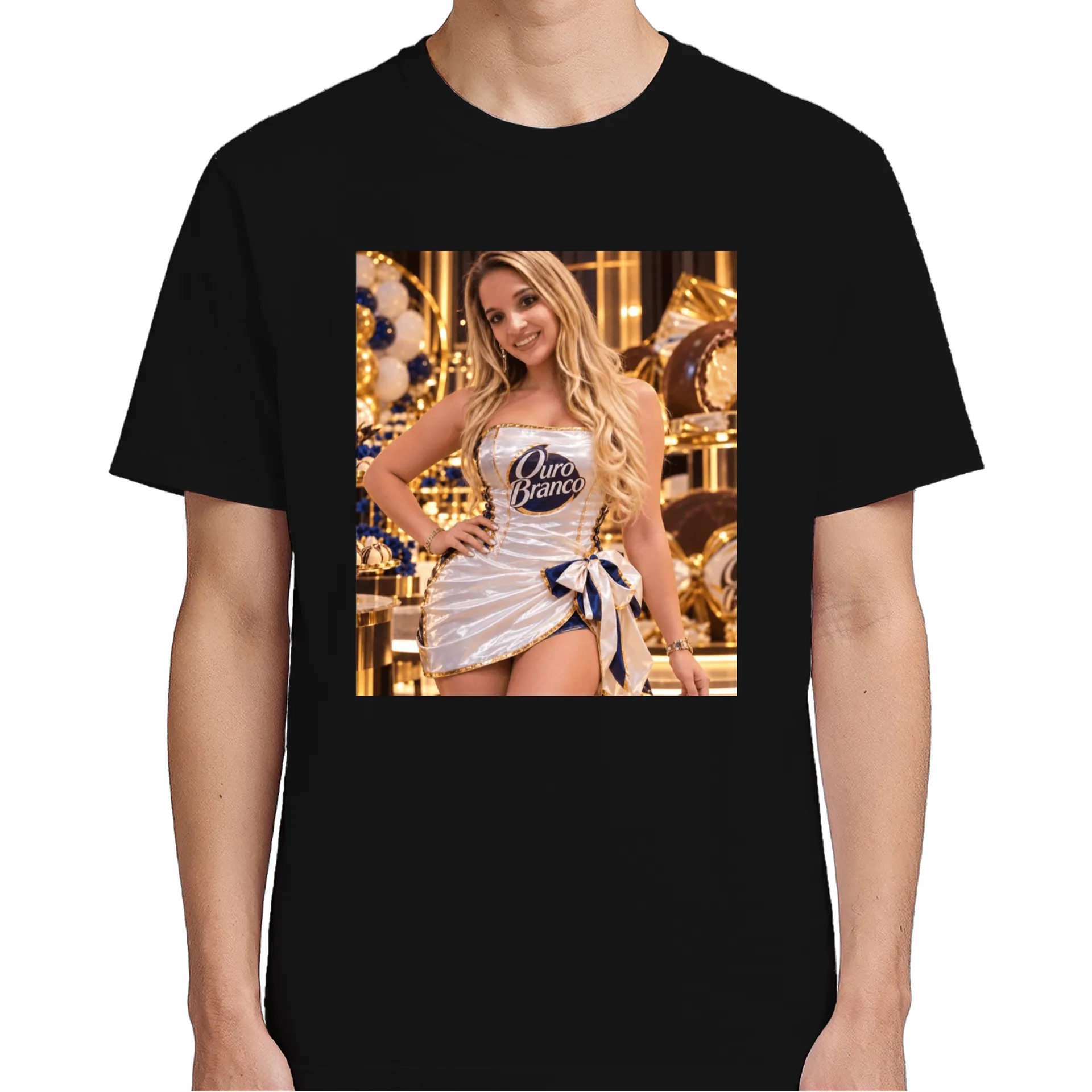Camiseta Estampa Tipográfica Mandala Roxa 100% Algodão de Tainah  — imagem 4 de 6