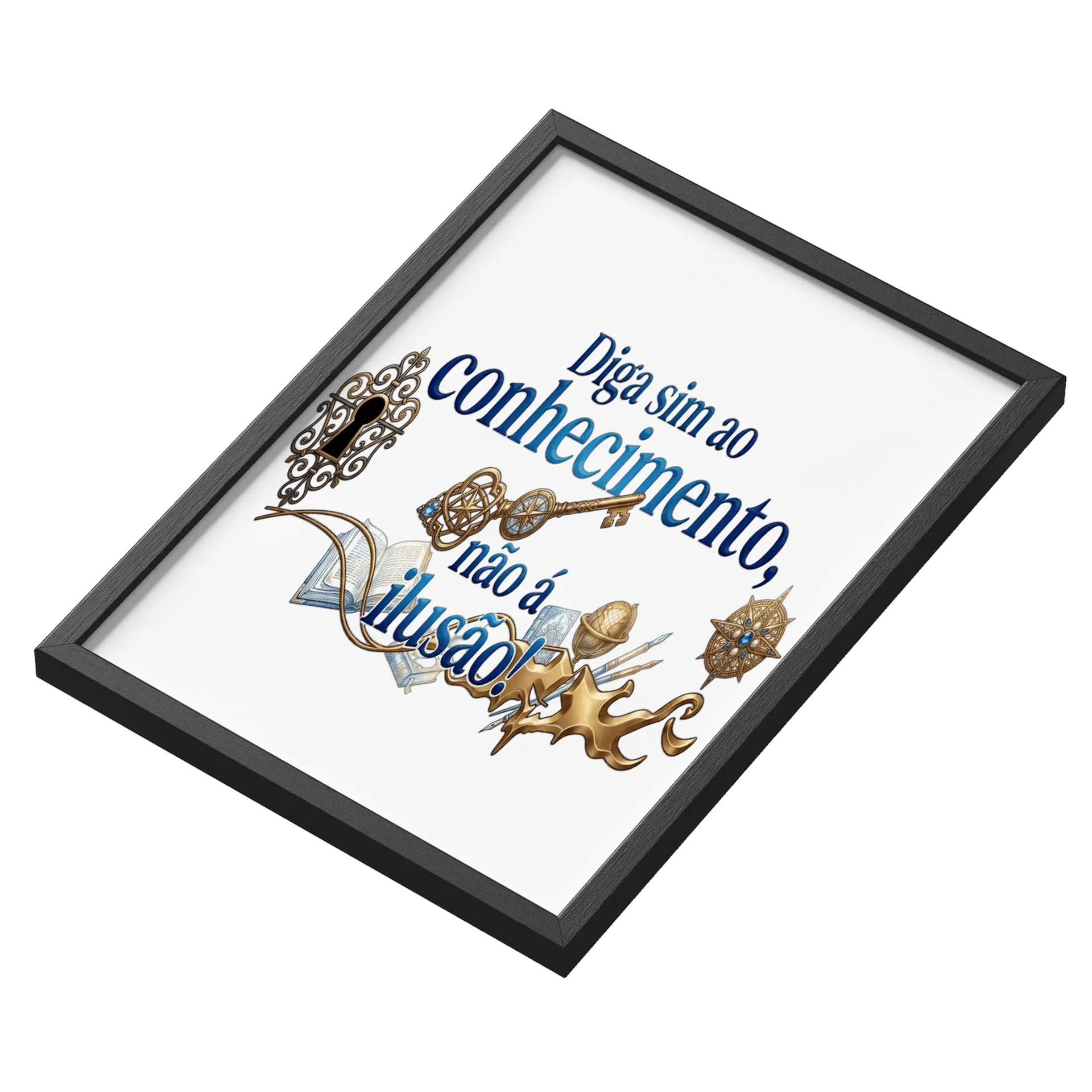 Quadro A3 personalizado conhecimento - Imagem 3
