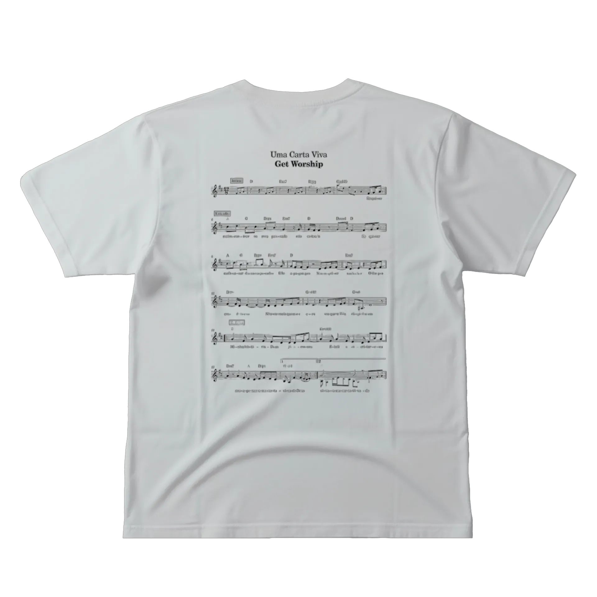 Camiseta Carta Viva 100% Algodão - Imagem 3