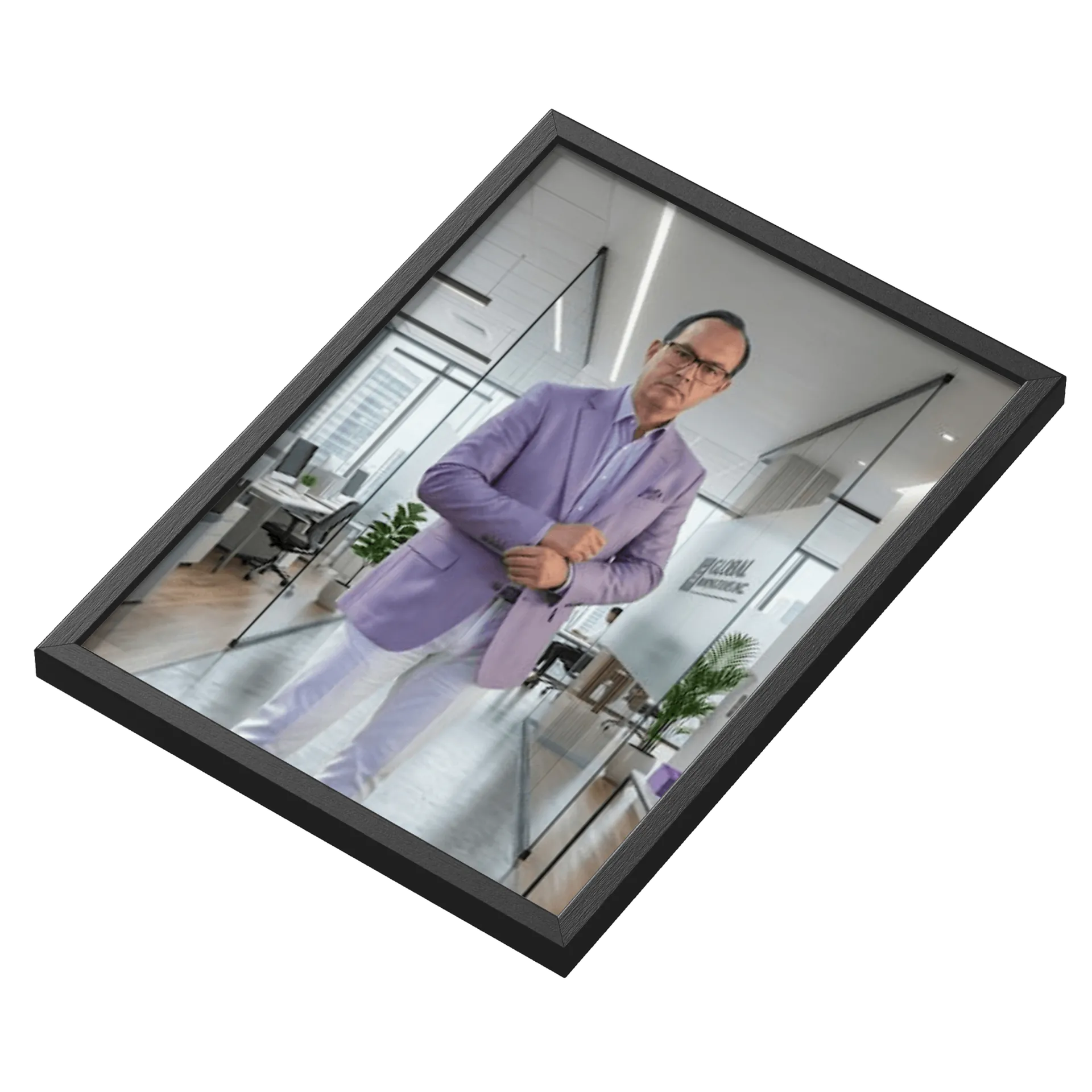 Quadro A3 personalizado Com Vidro de Antonio Ferreira  — imagem 3 de 3