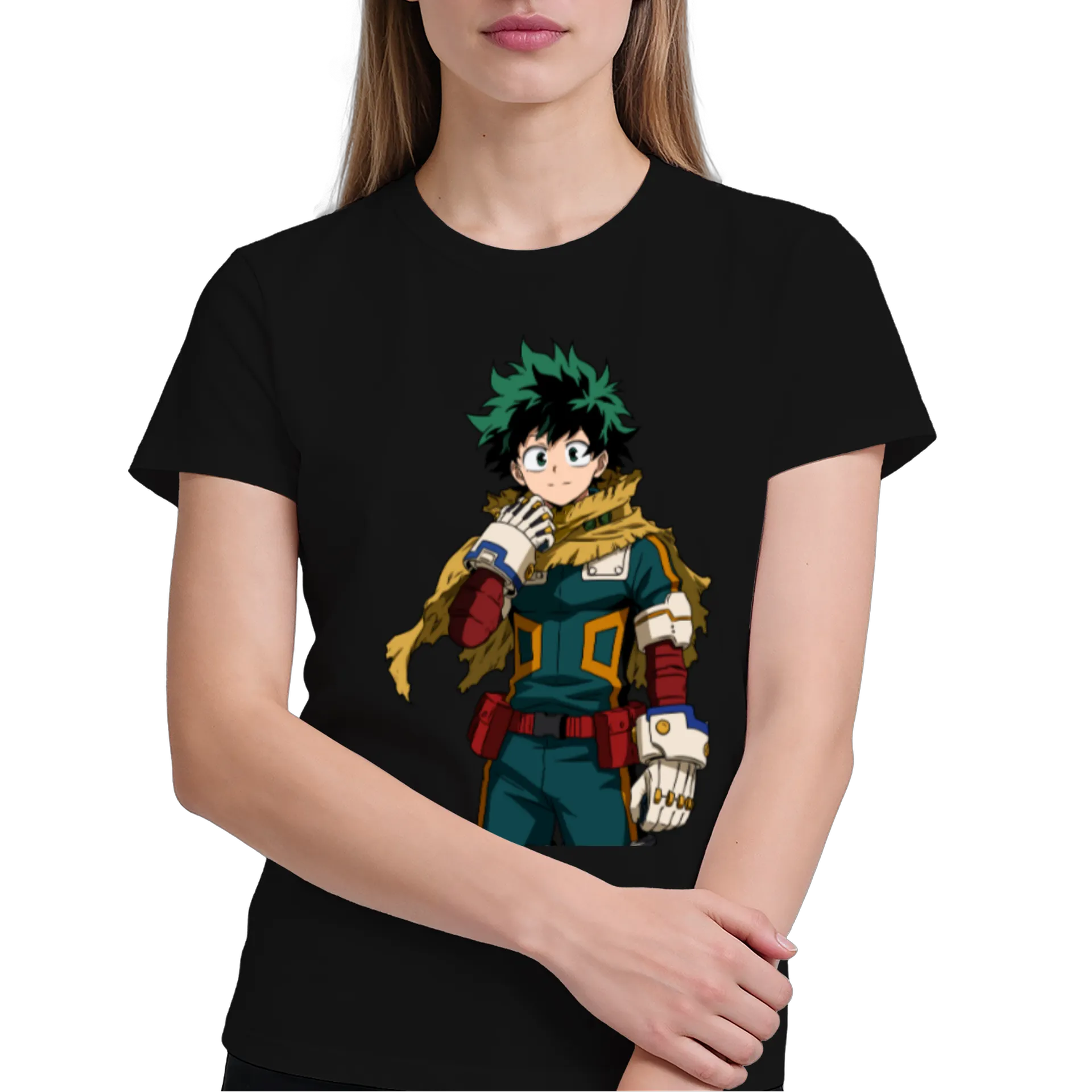 Camiseta Midoriya Izuku Estampa Cartoon 100% Algodão - Imagem 4