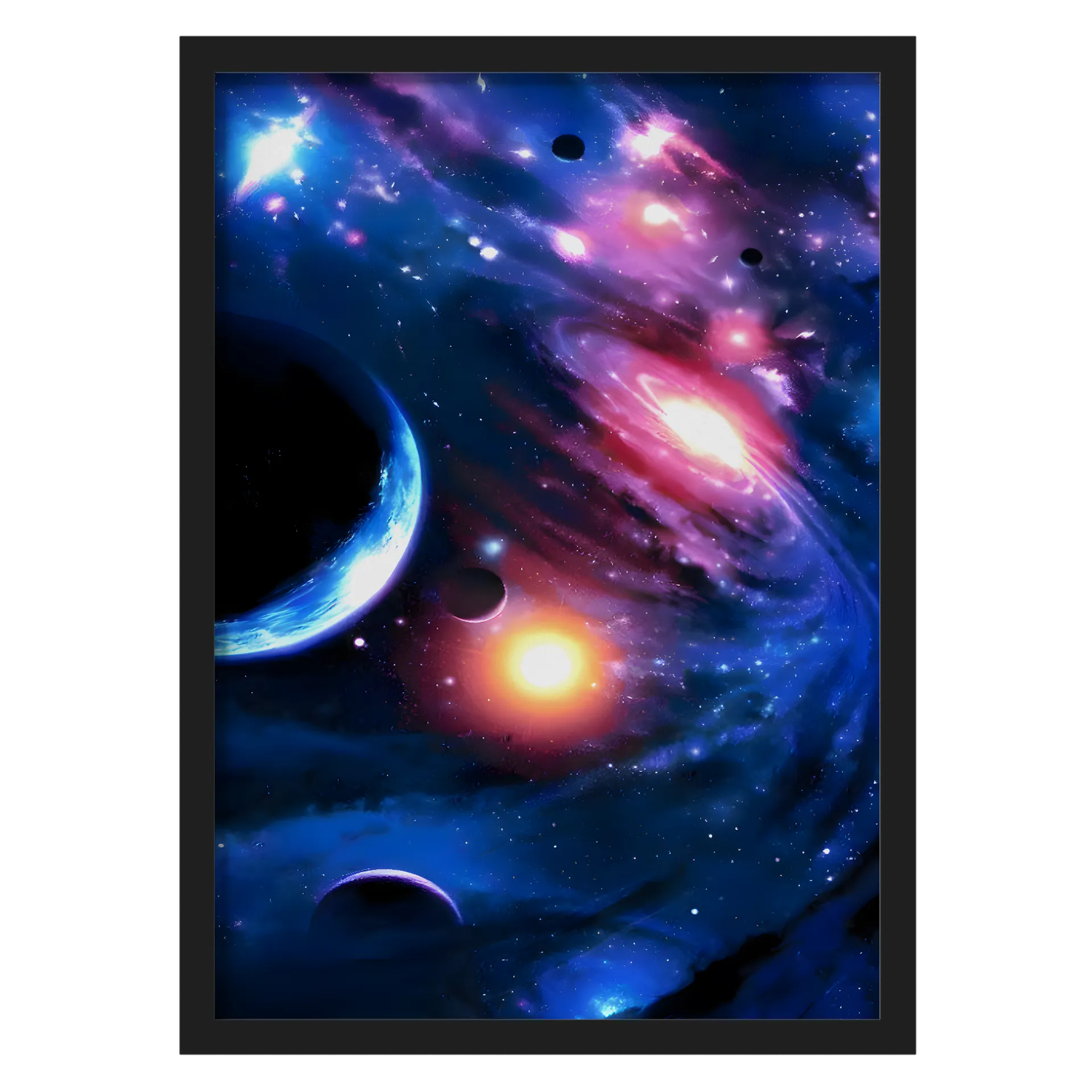Quadro com Arte Personalizada A3 e Moldura com Vidro de Kleovan — imagem 1 de 3