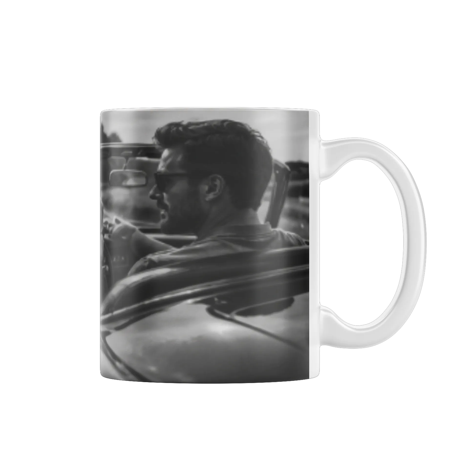 Caneca Porcelana Frase Dirigir na Vida 325ml - Imagem 1