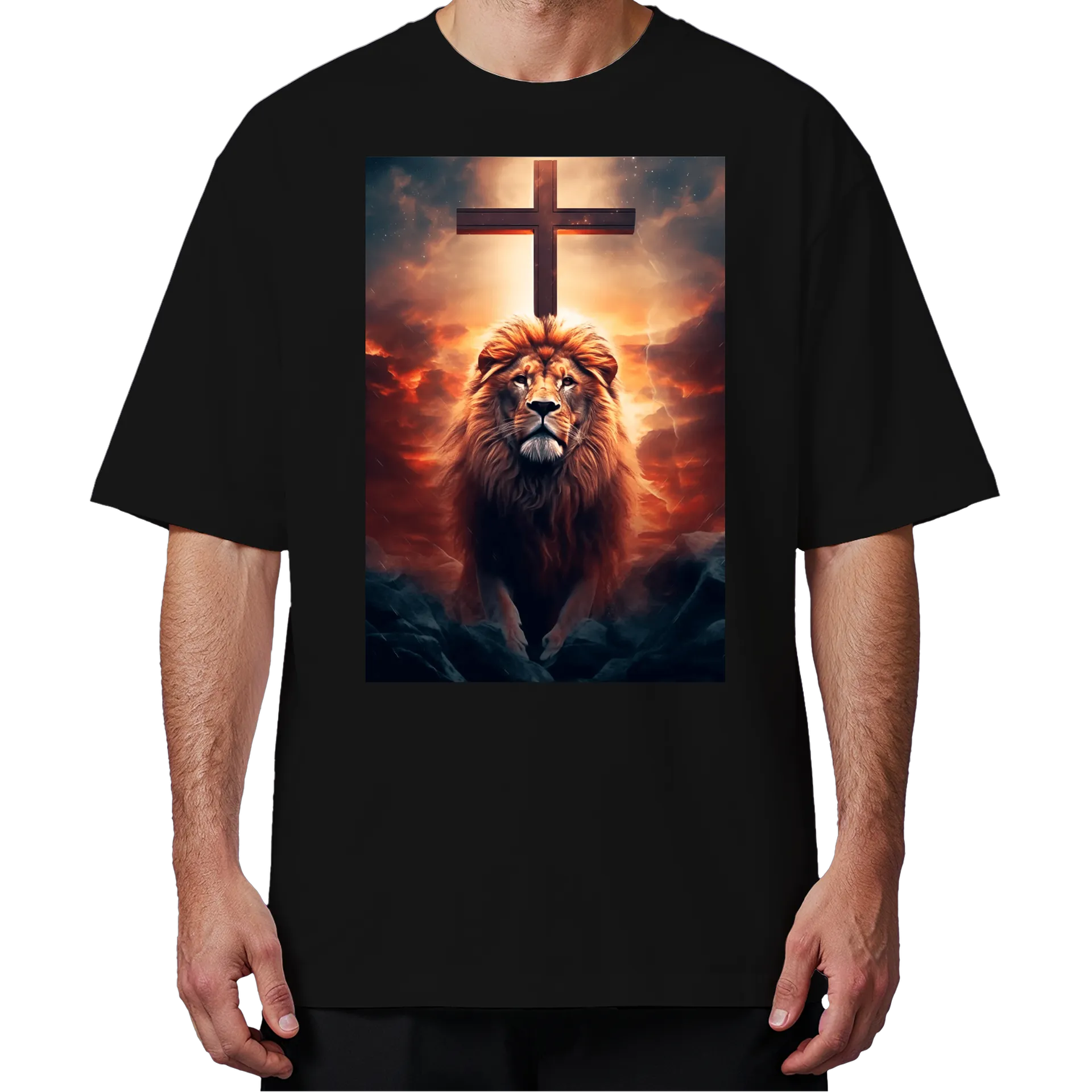 Camiseta Oversized Leão de Judá - Imagem 4