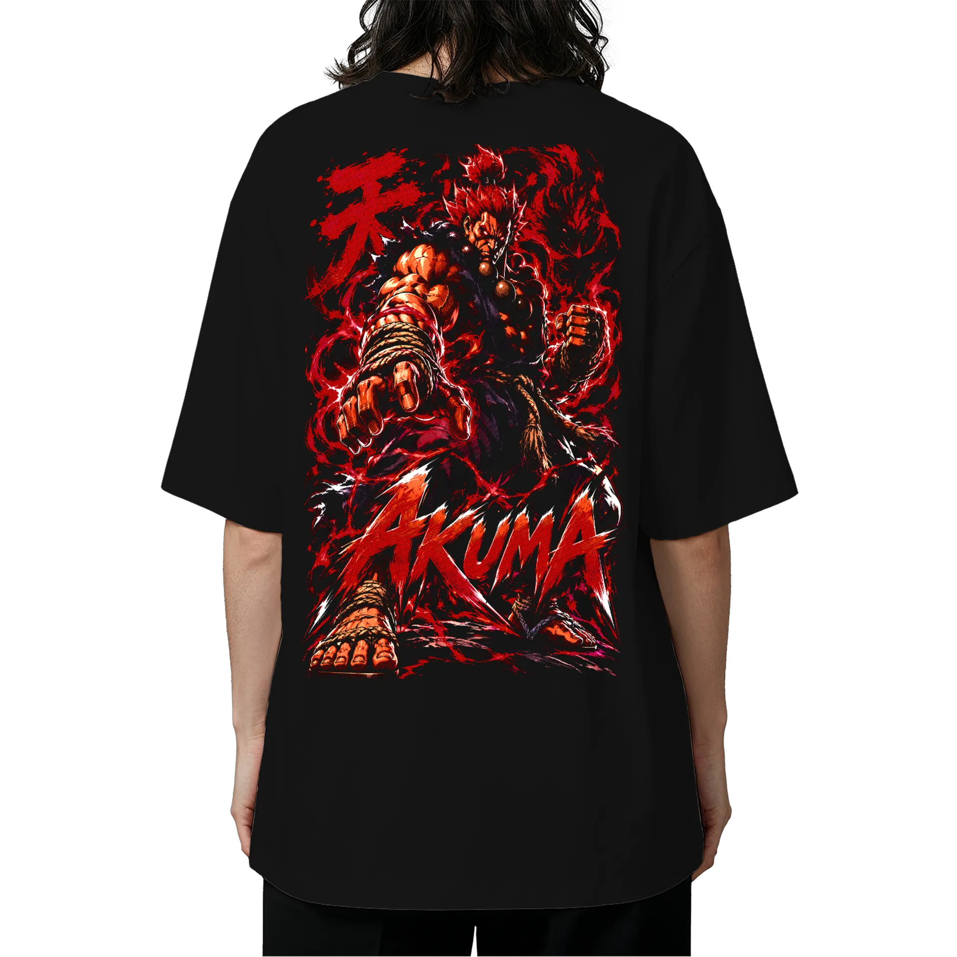Camiseta Oversized Akuma Street Figther Premium - Imagem 5