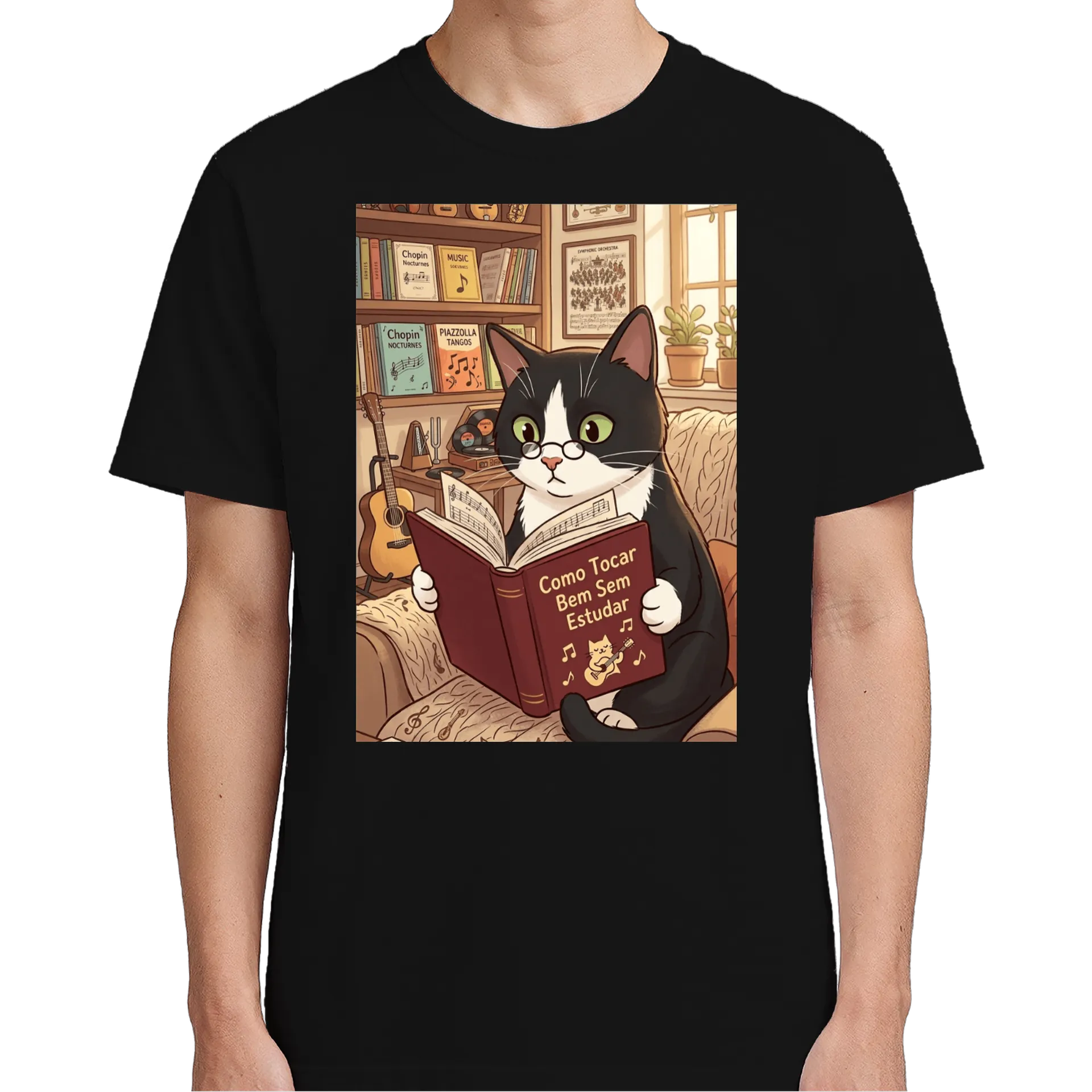 Camiseta “Como tocar bem sem estudar” - Imagem 5