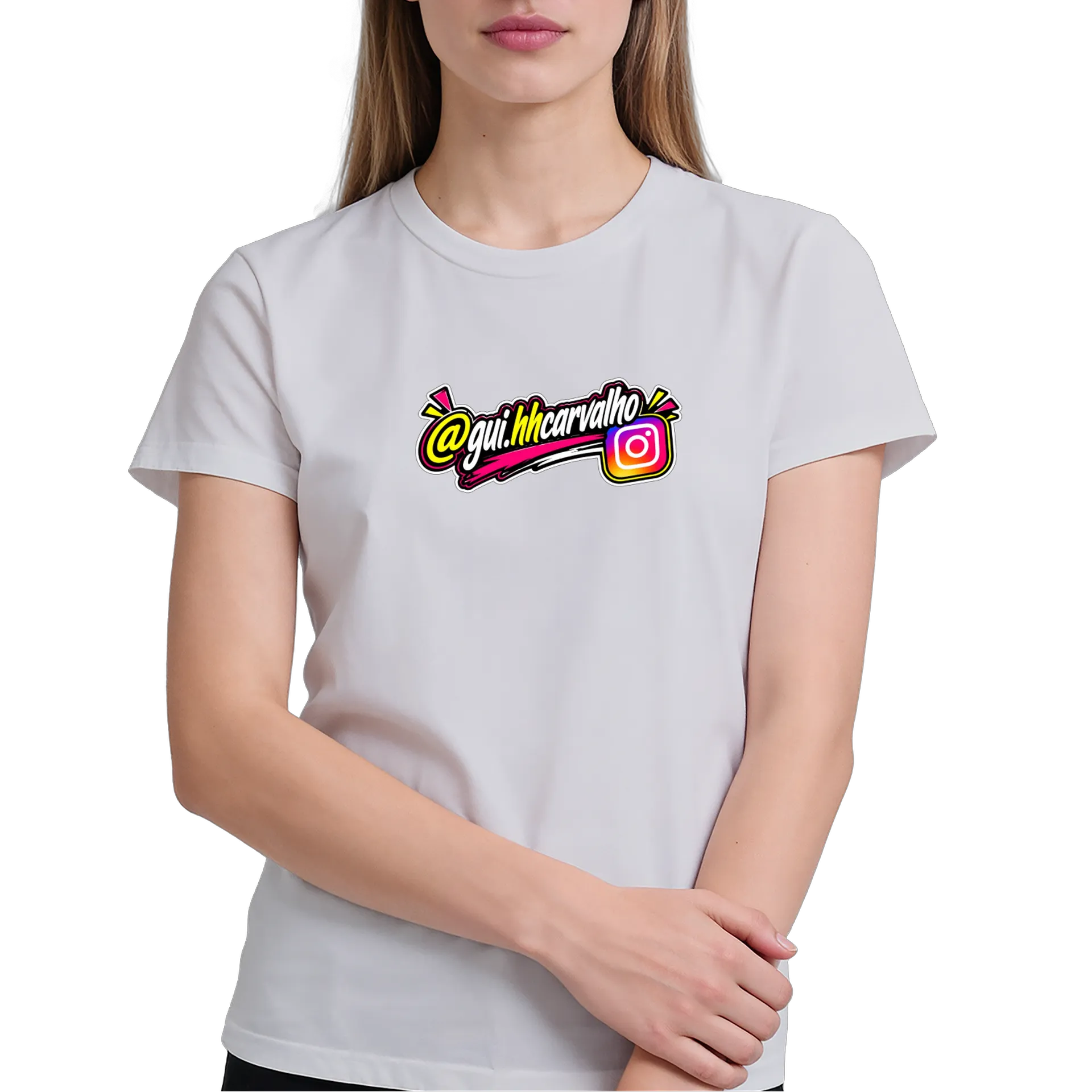 Camiseta Caricatura de Youtuber Colorido 100% Algodão - Imagem 4