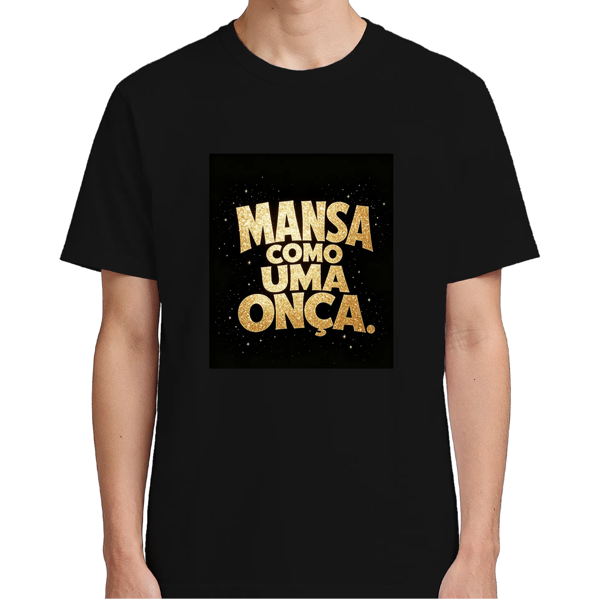 Camiseta Menza Como Onça 100% Algodão - Imagem 5