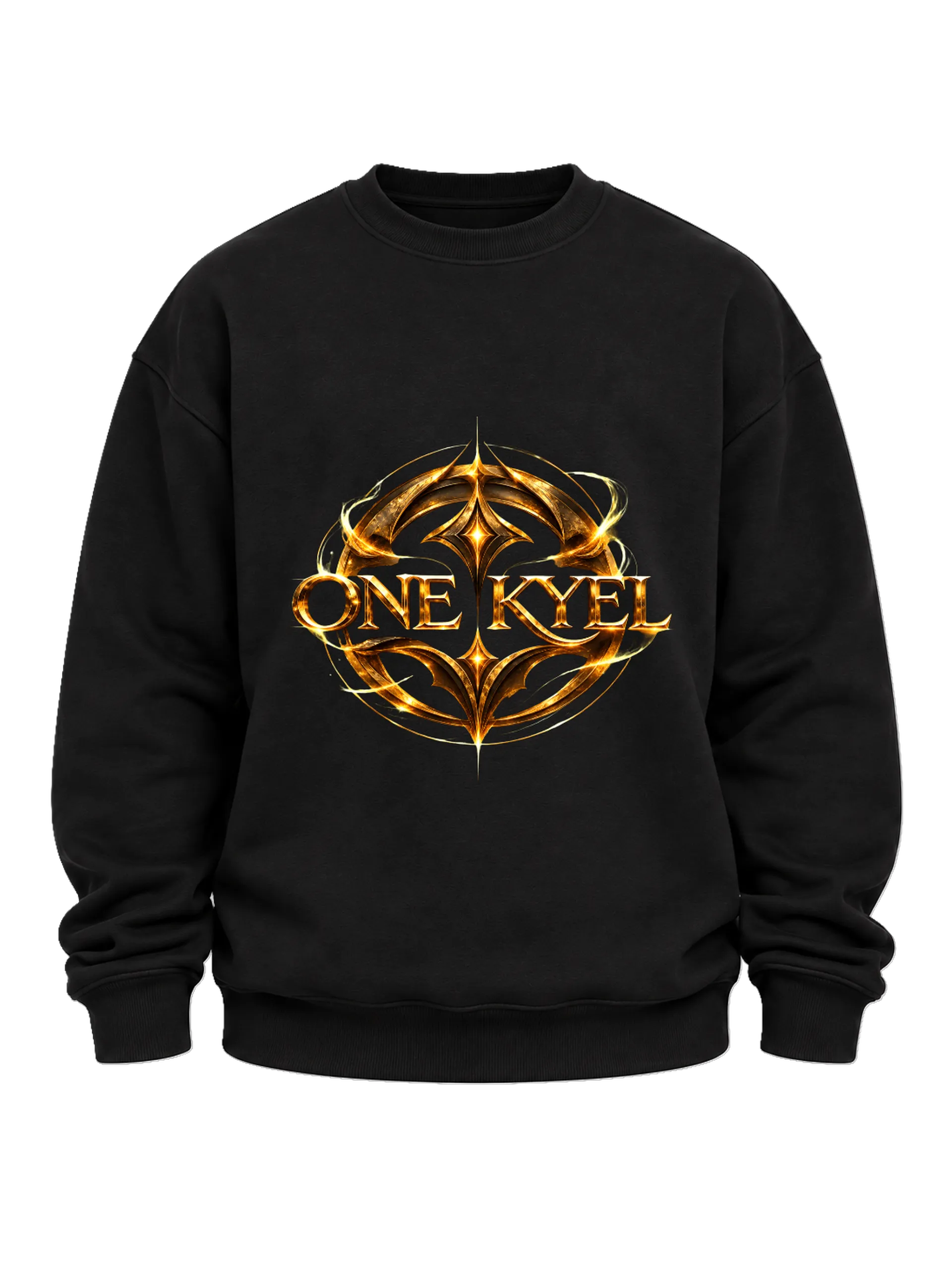 Suéter Moletom Logo One Keyel Dourado Tipográfico - Imagem 3
