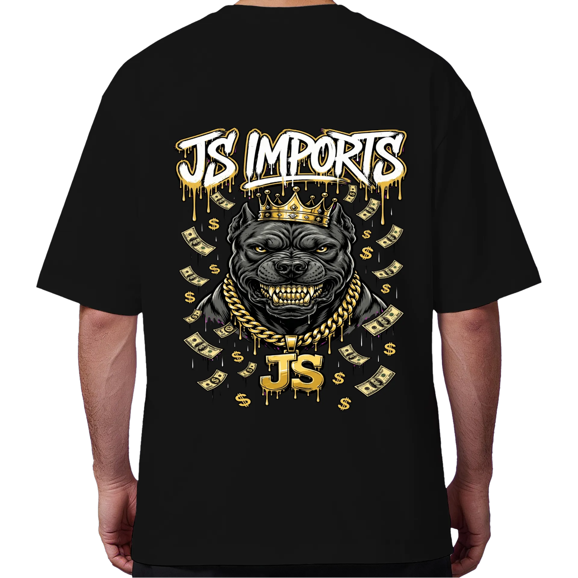 Camiseta Oversized de JS  — imagem 6 de 6