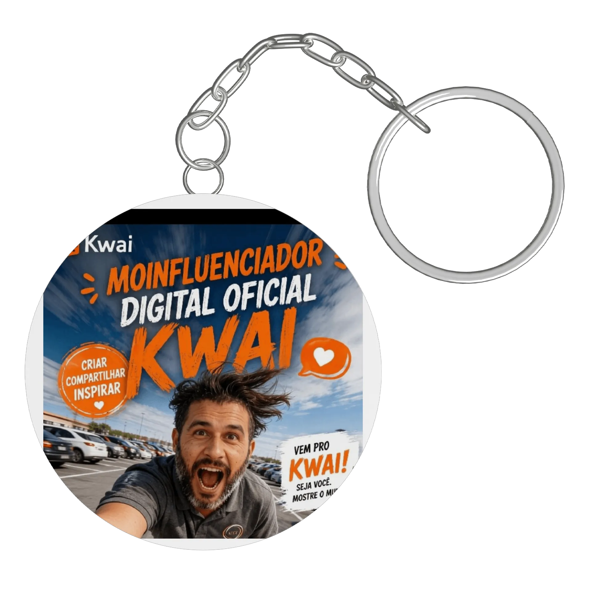 Chaveiro personalizado de moinfruenciadordigitaloficial  — imagem 2 de 3