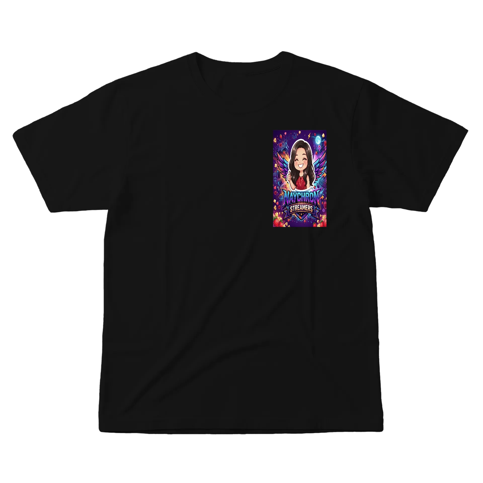 Camiseta Personagem Naychron Estilo Cartoon 100% Algodão - Imagem 1