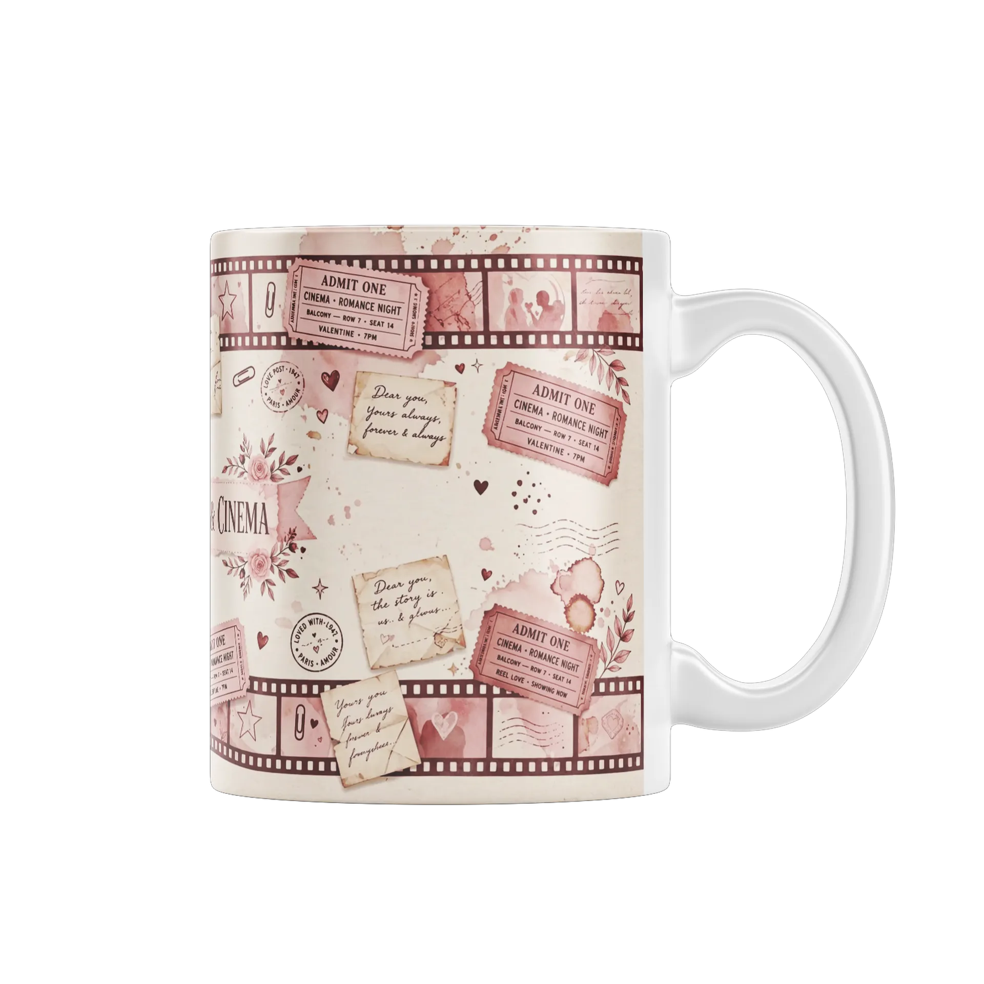 Caneca ROMANCE E CINEMA - Imagem 1