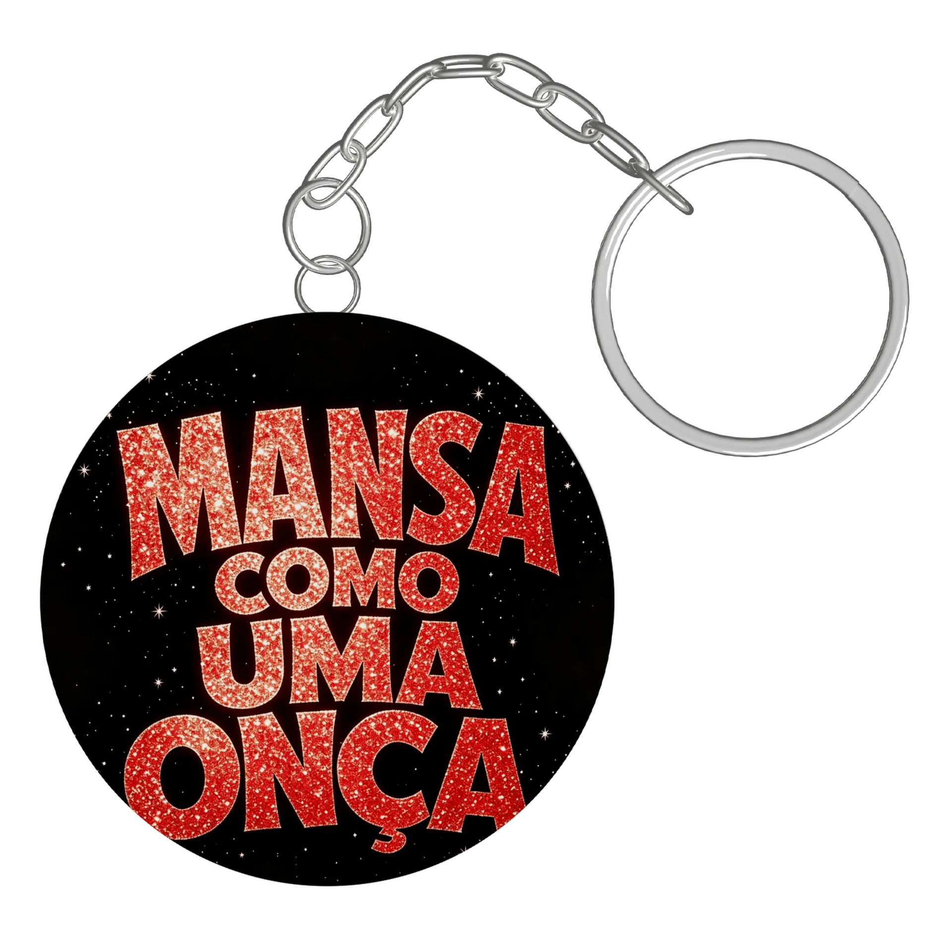 Chaveiro MDF Mensa como uma única onça - Imagem 3