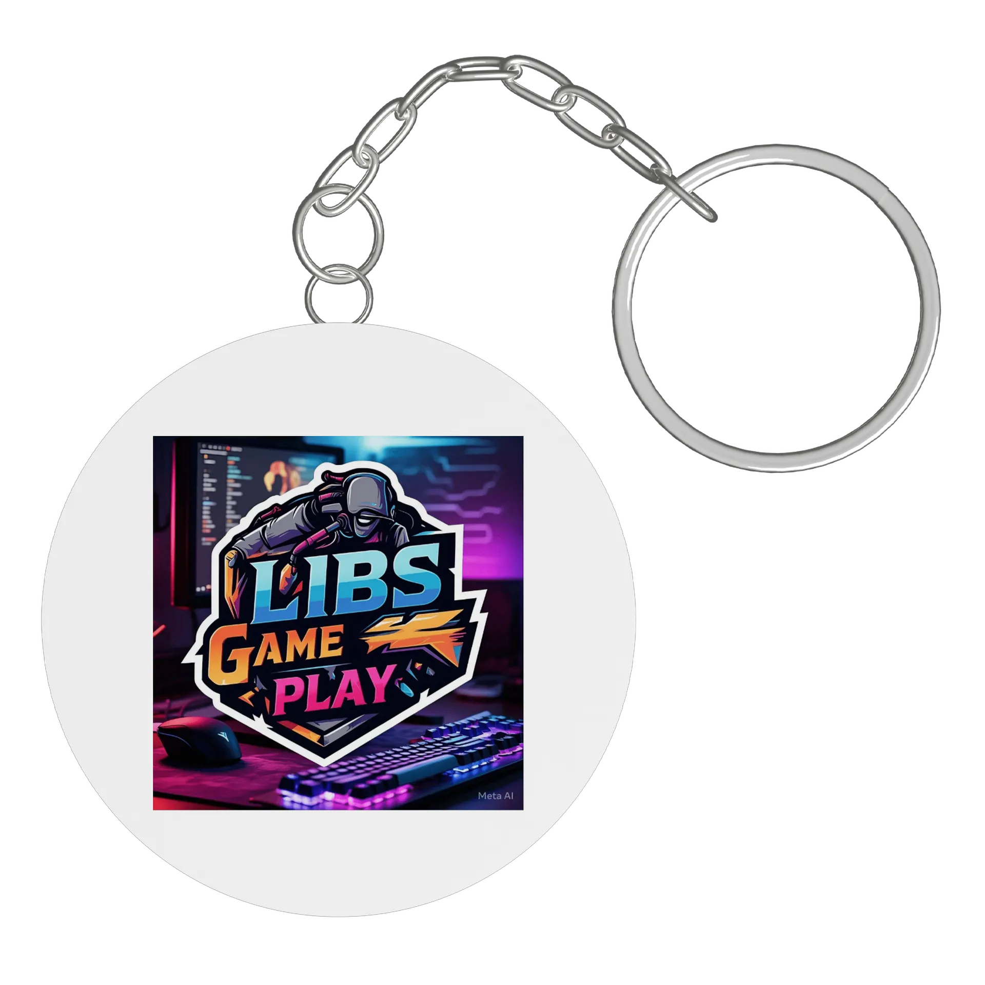 Chaveiro personalizado de Libs game play 