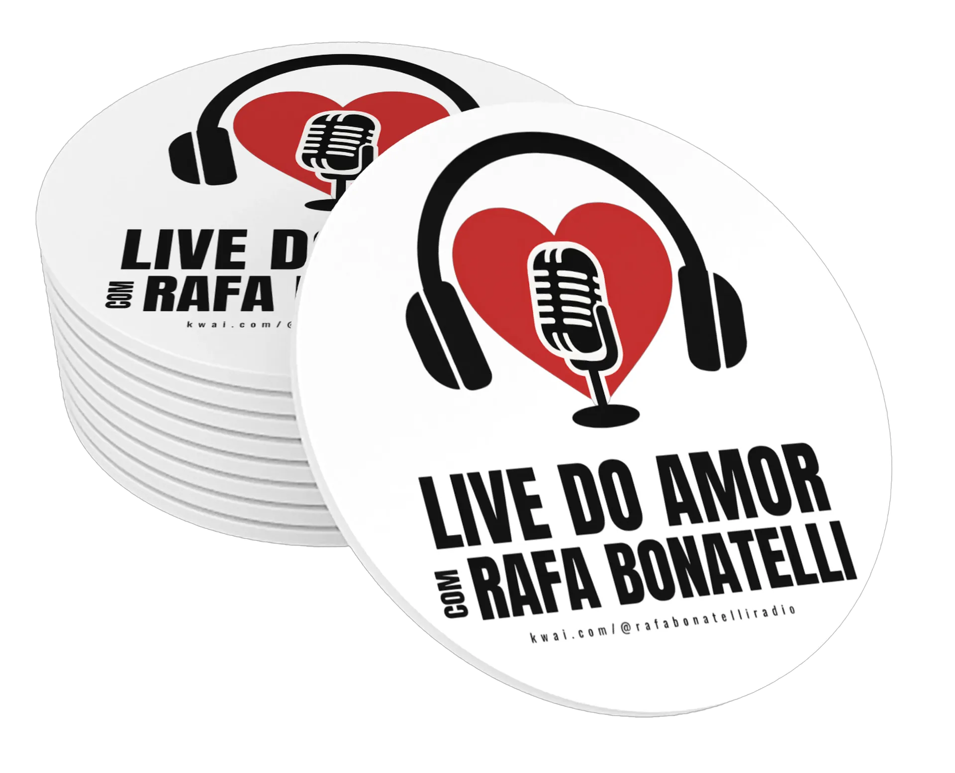 Porta-copo MDF Live do Amor - Imagem 1
