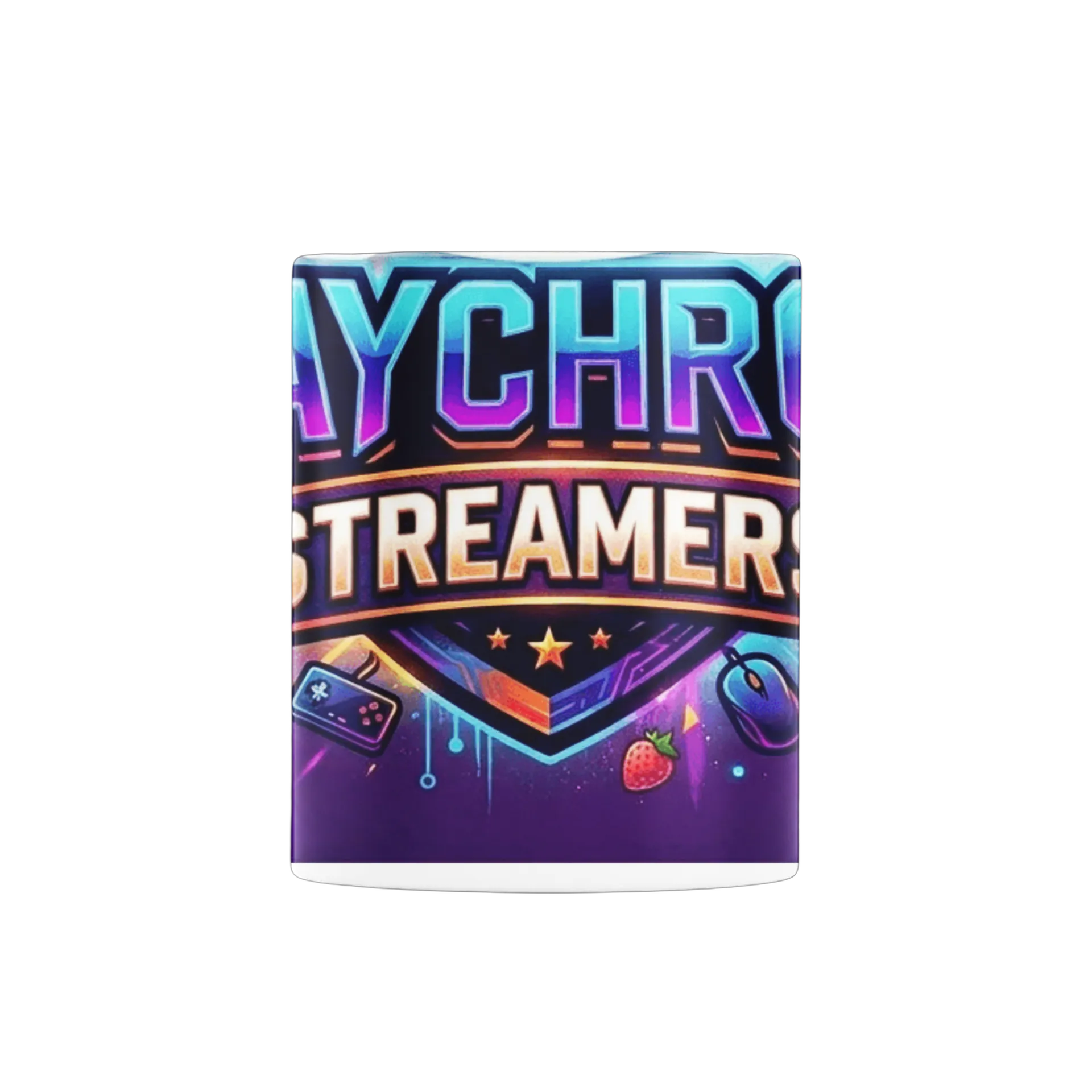 Caneca Tipográfica NaychronStreamers Colorida 325ml - Imagem 2