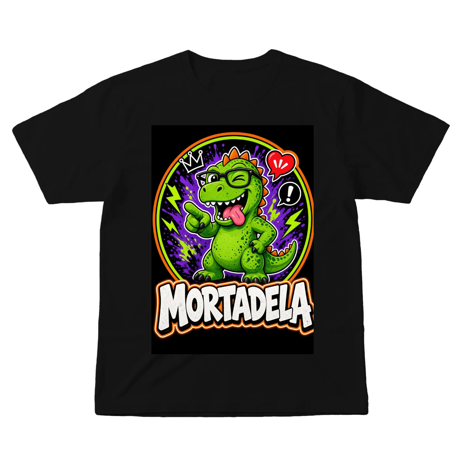 Camiseta mascote mortadela 100% Algodão de MortadelaCega — imagem 1 de 6