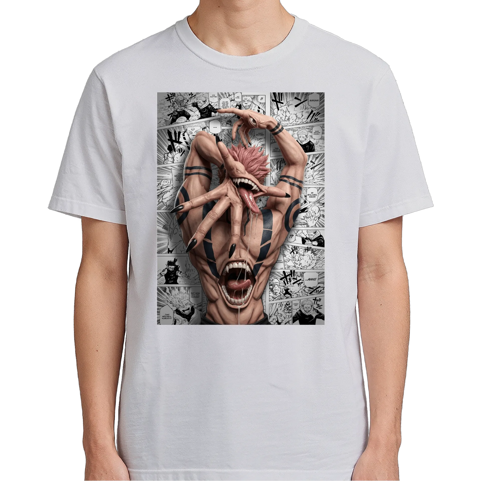 Camiseta Sukuna 3D - Imagem 5