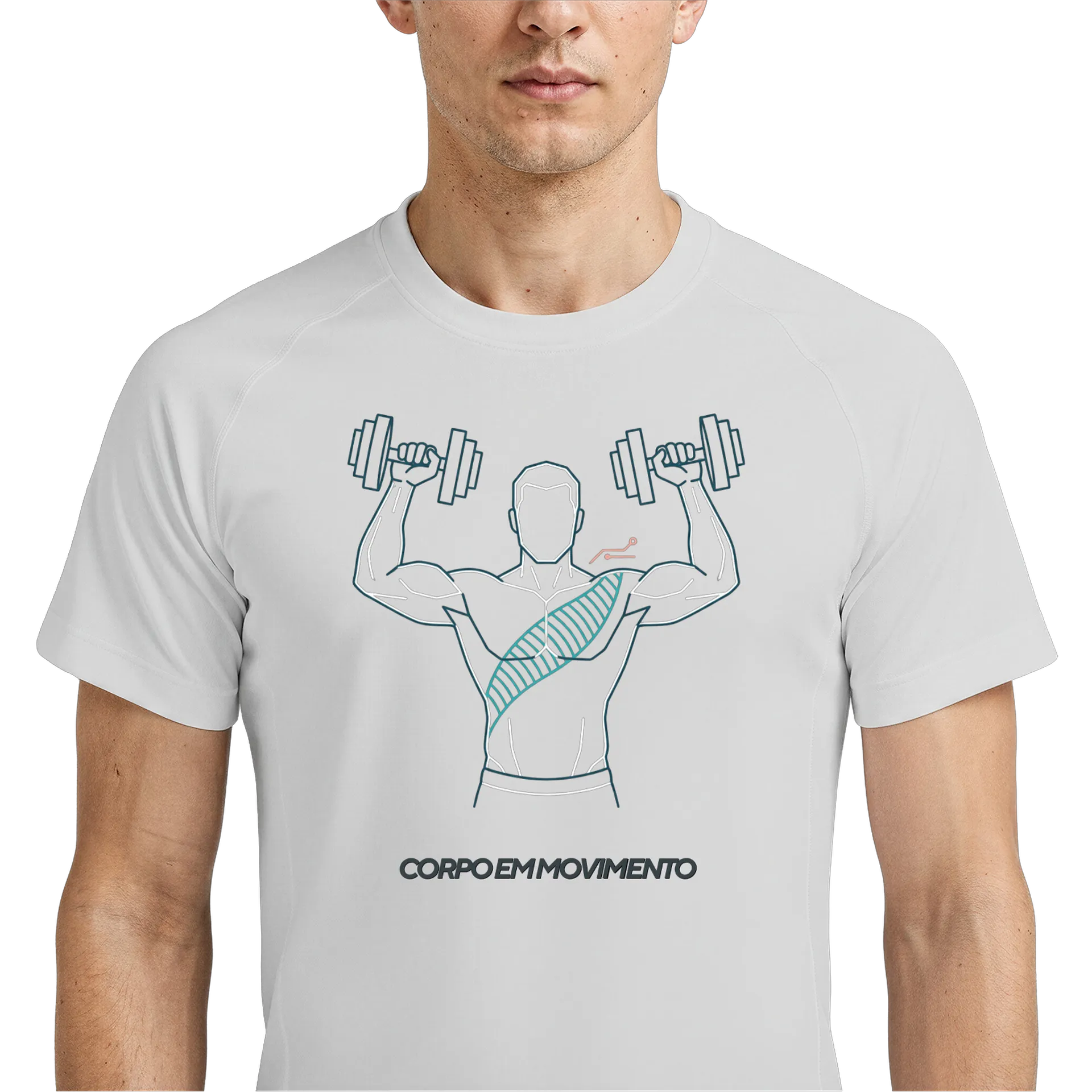 Camiseta Dry Fit Homem em Movimento - Imagem 4