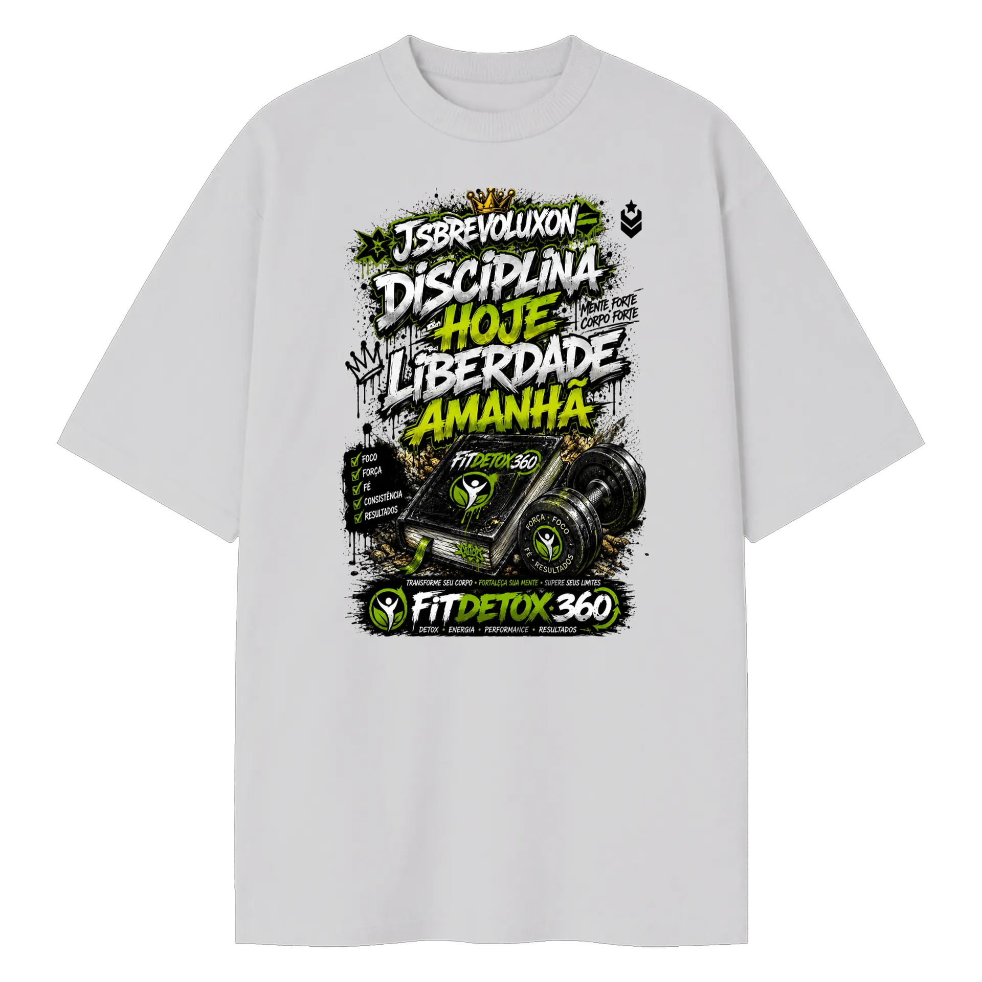 Camiseta Oversized FitDetox360 algodão Premium  - Imagem 1