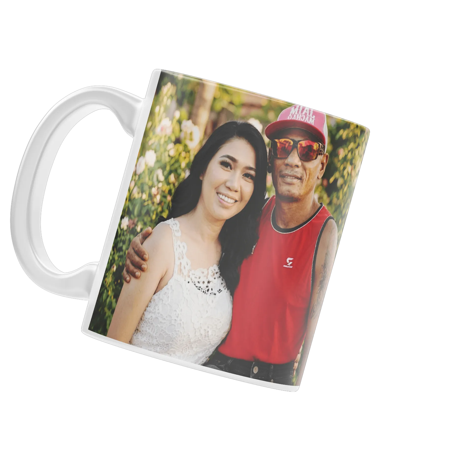 Caneca personalizada Lê Dias e cacachi cor branca - Imagem 3
