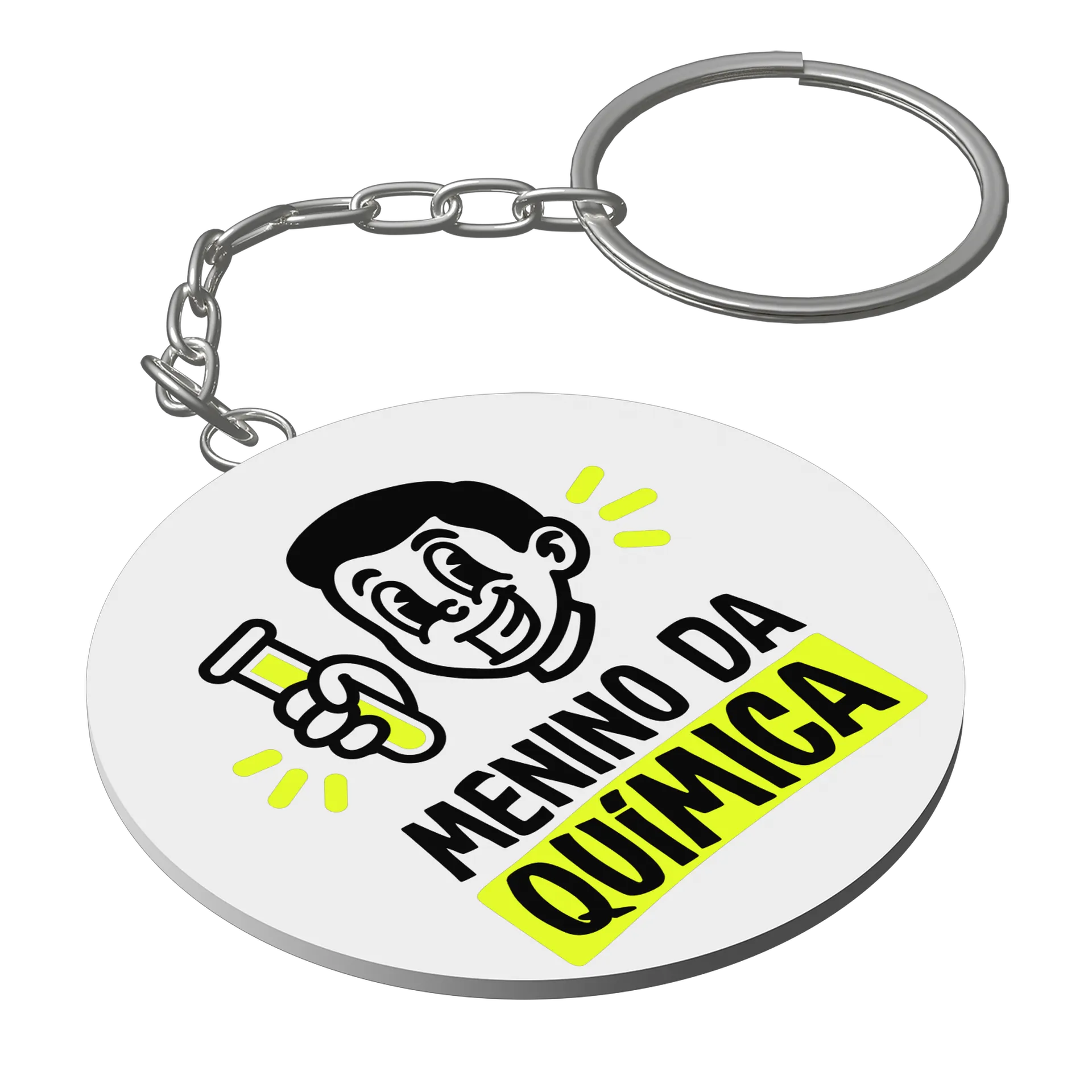 Chaveiro MDF - MDQ de Menino da Química — imagem 1 de 3