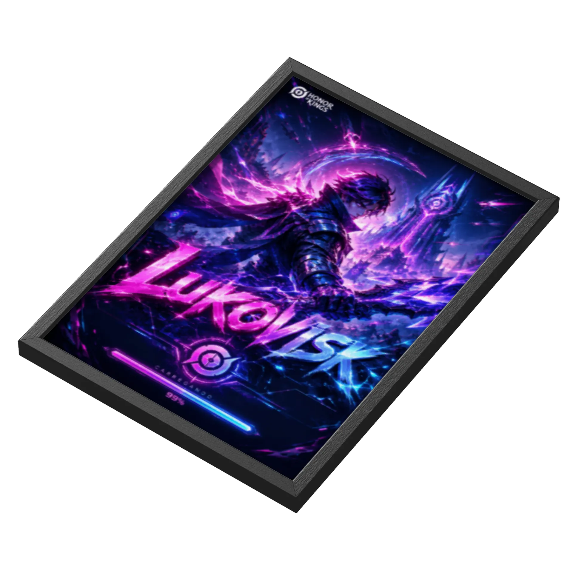 Quadro A3 personalizado HOK LK - Imagem 3