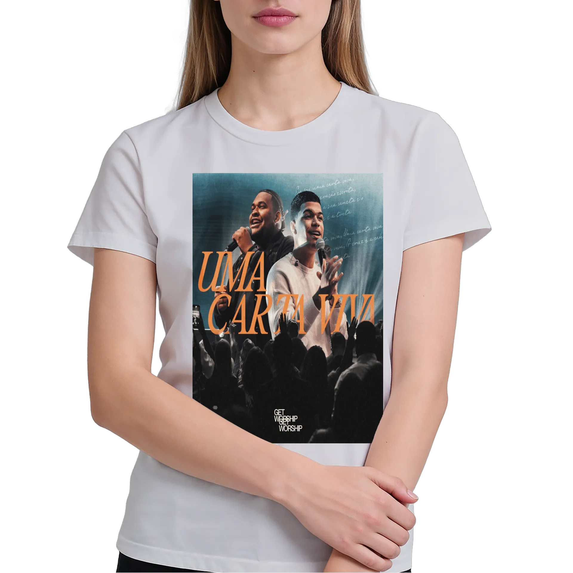 Camiseta Carta Viva 100% Algodão - Imagem 4